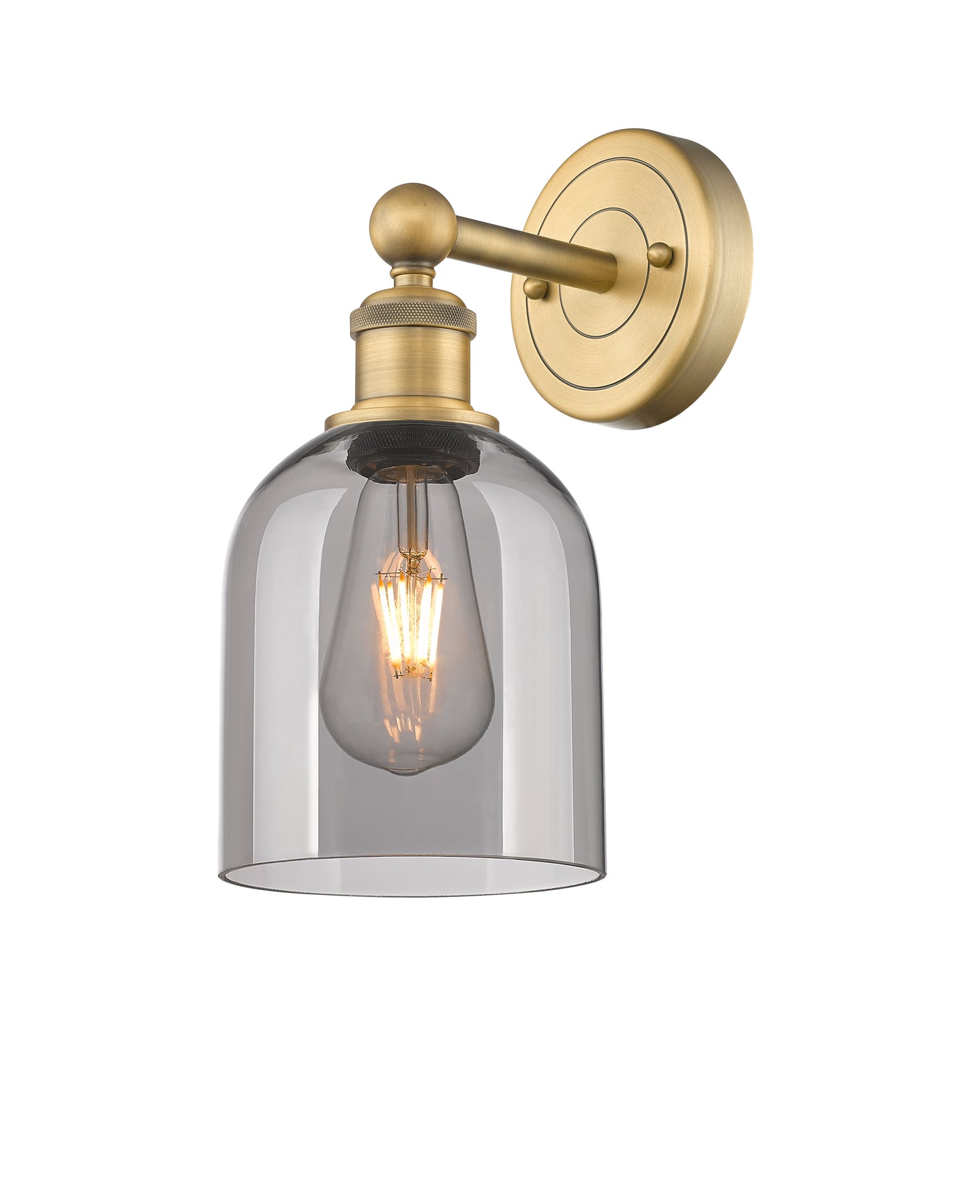 Edison Sconce Cast Brass Finish 8 Inch