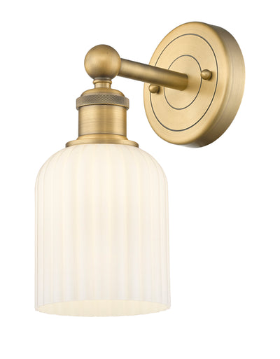 Edison Sconce Cast Brass Steel Glass