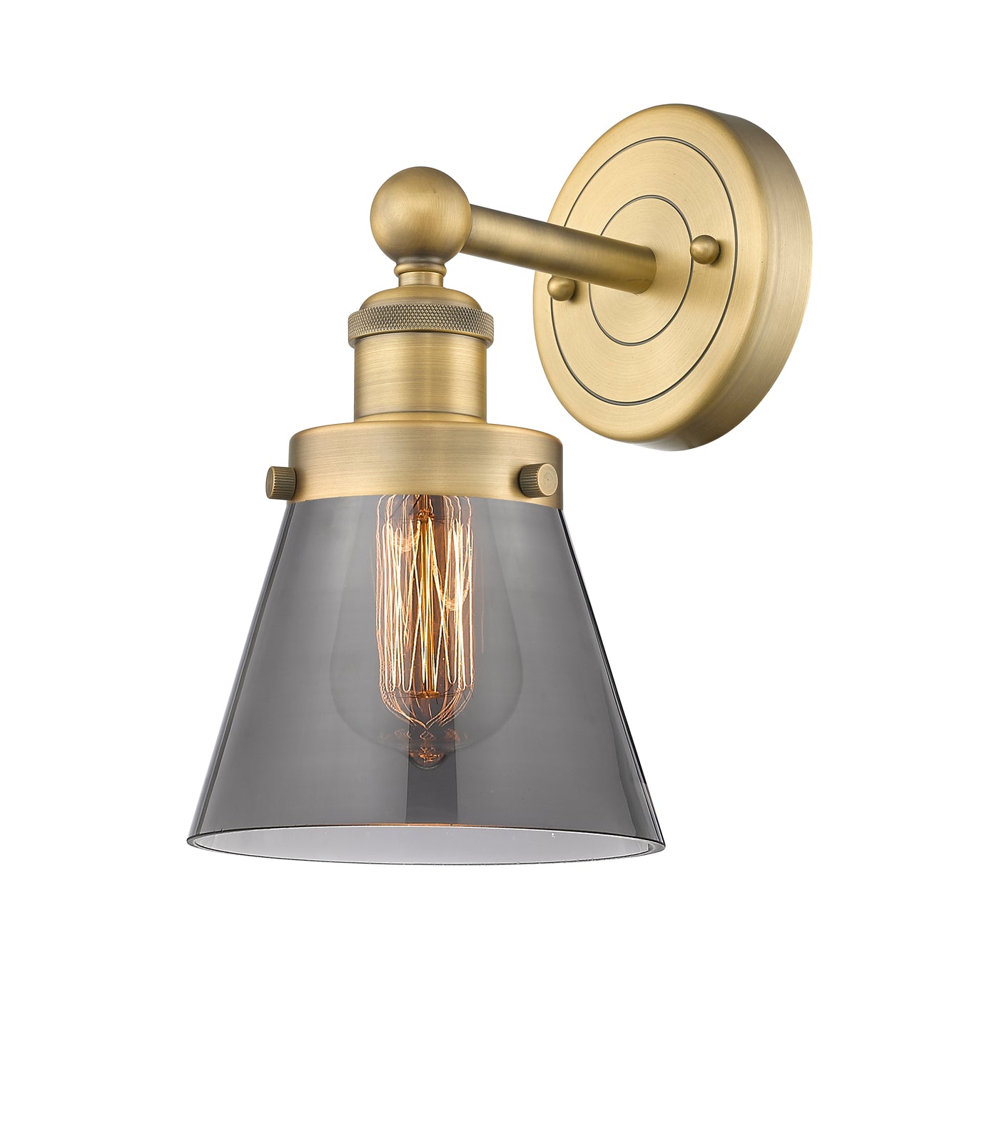 Edison Sconce Cast Brass Art Nouveau