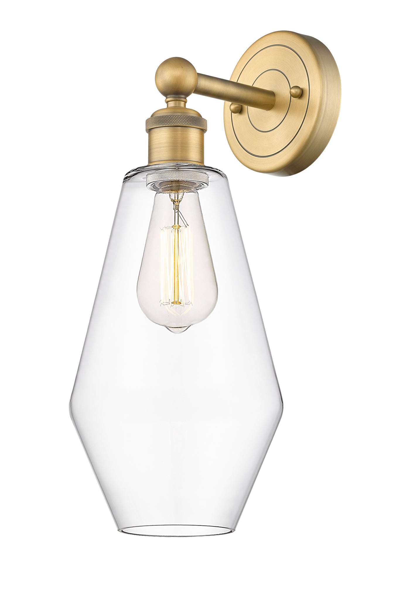 Edison Sconce Cast Brass 11.75 Inch