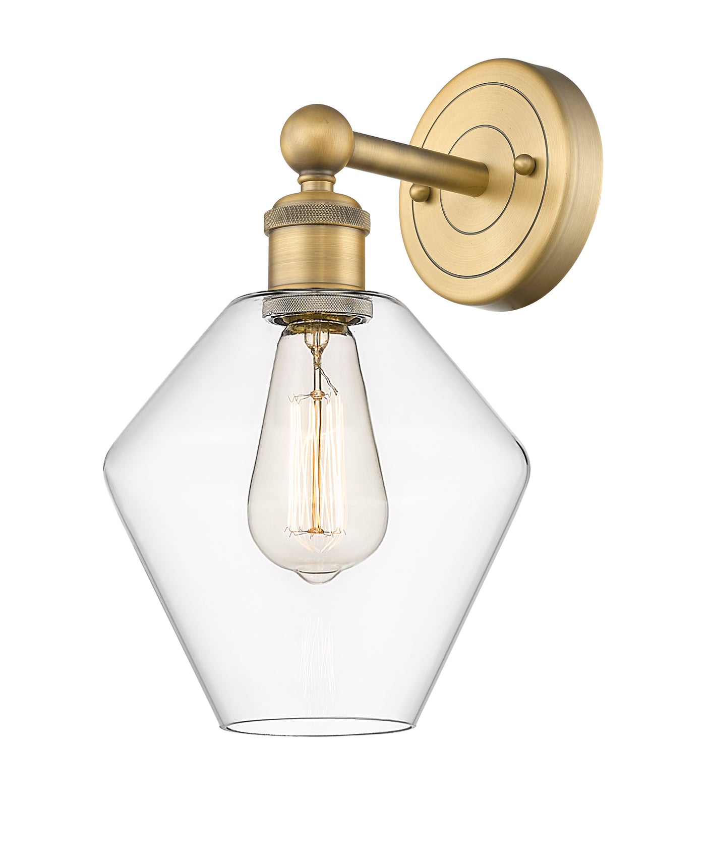 Edison Sconce Cast Brass Finish