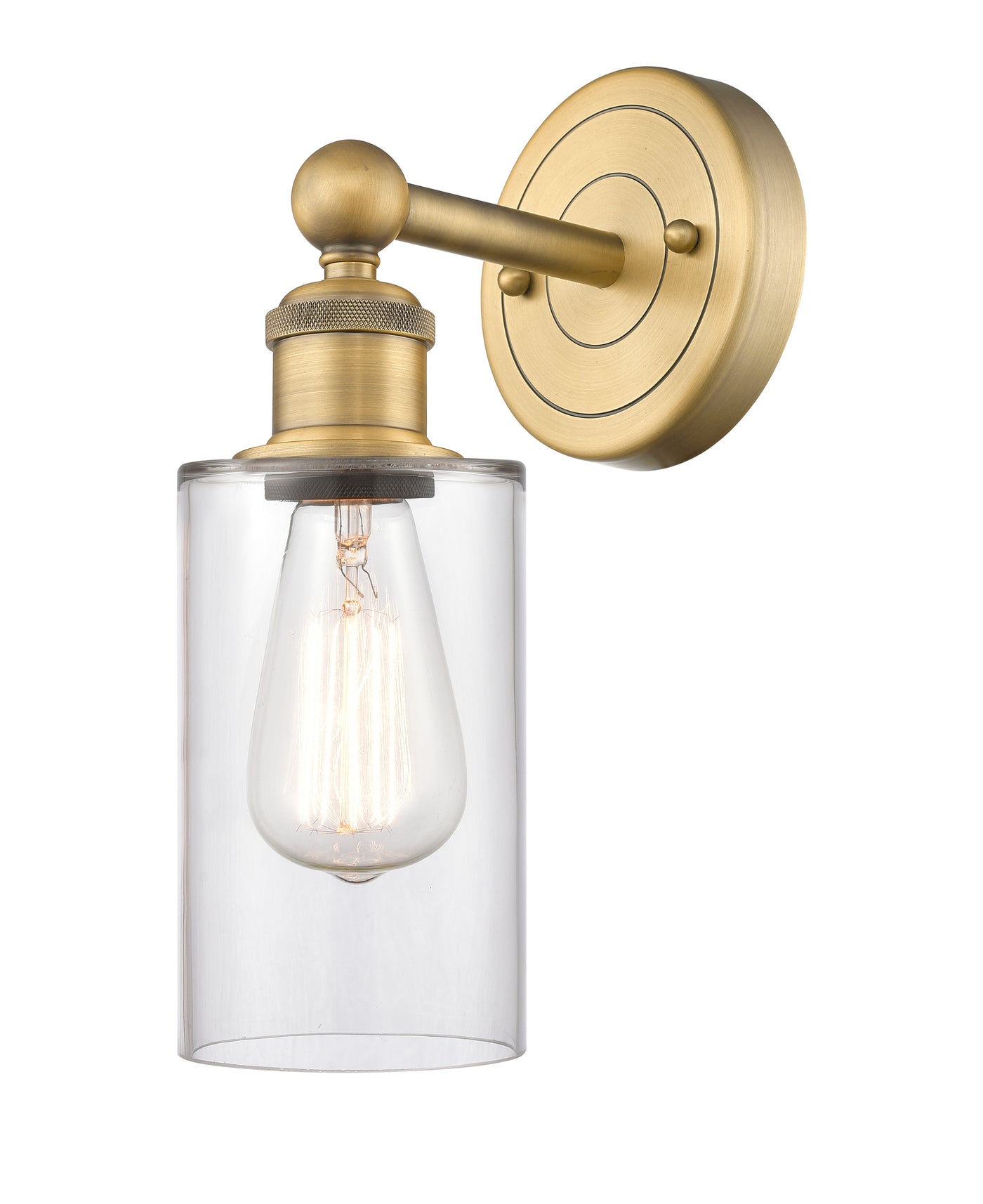 Edison Sconce Cast Brass Finish