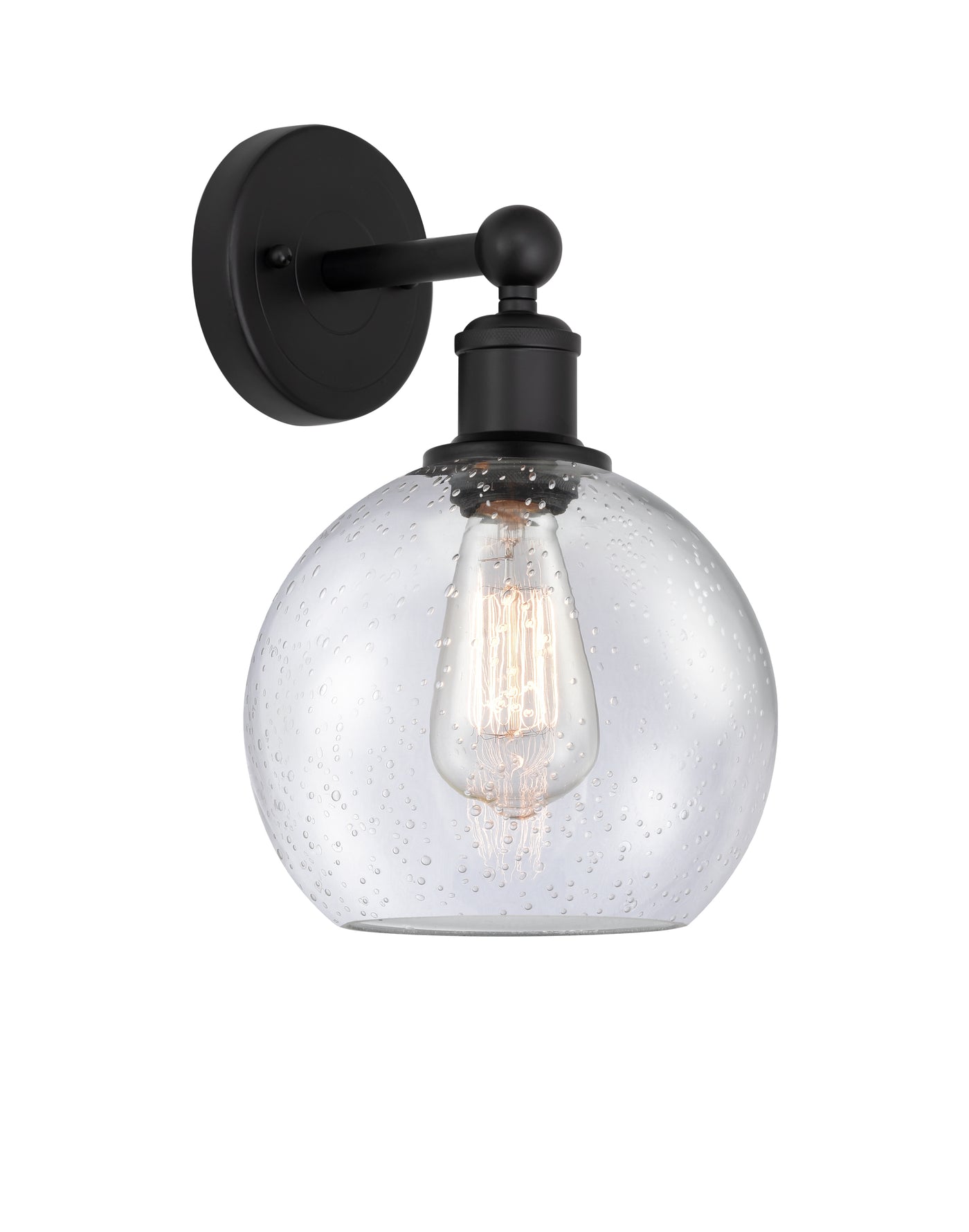 Edison Sconce Cast Brass Glass Steel