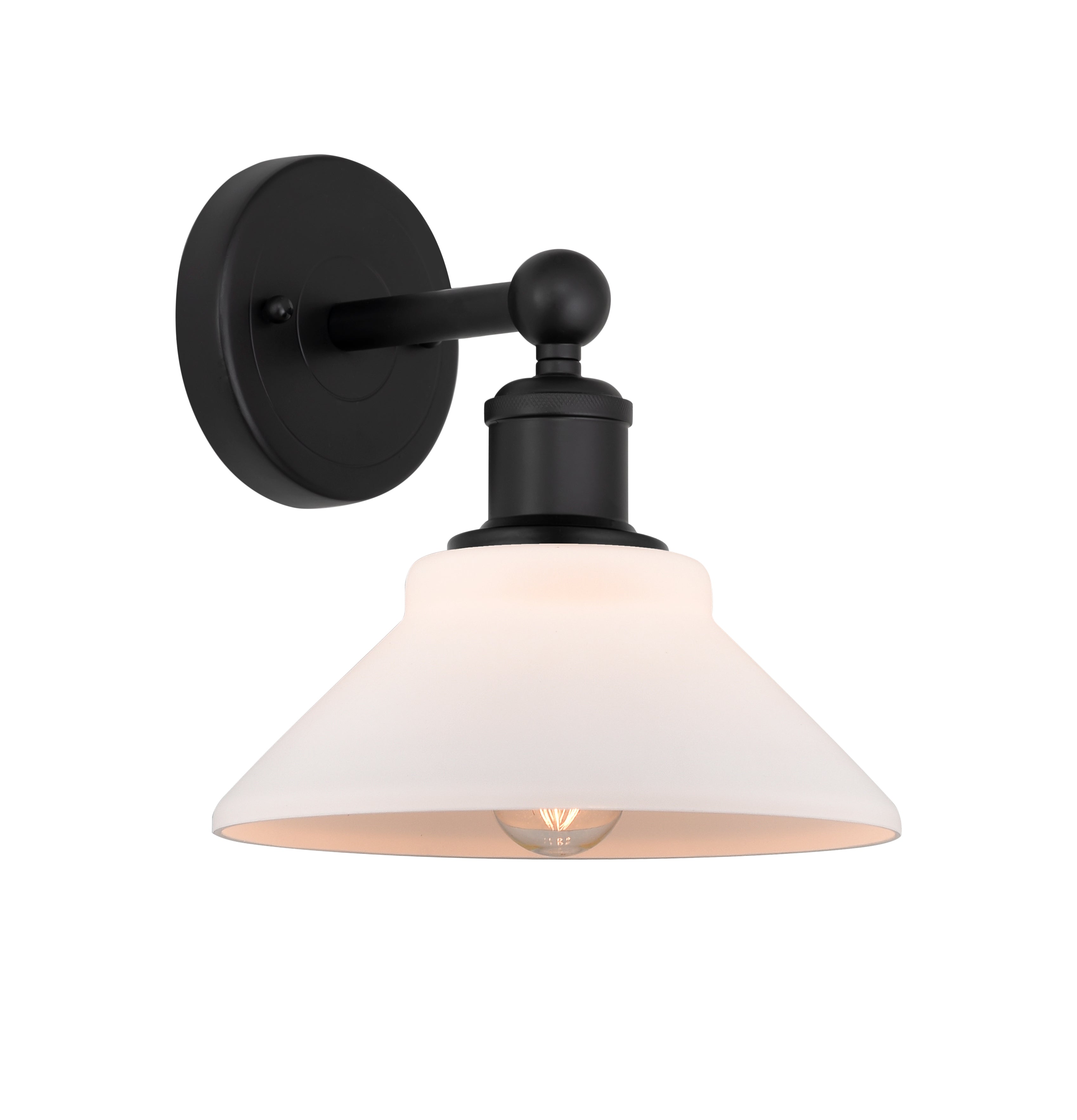 Edison Sconce Cast Brass Modern Steel