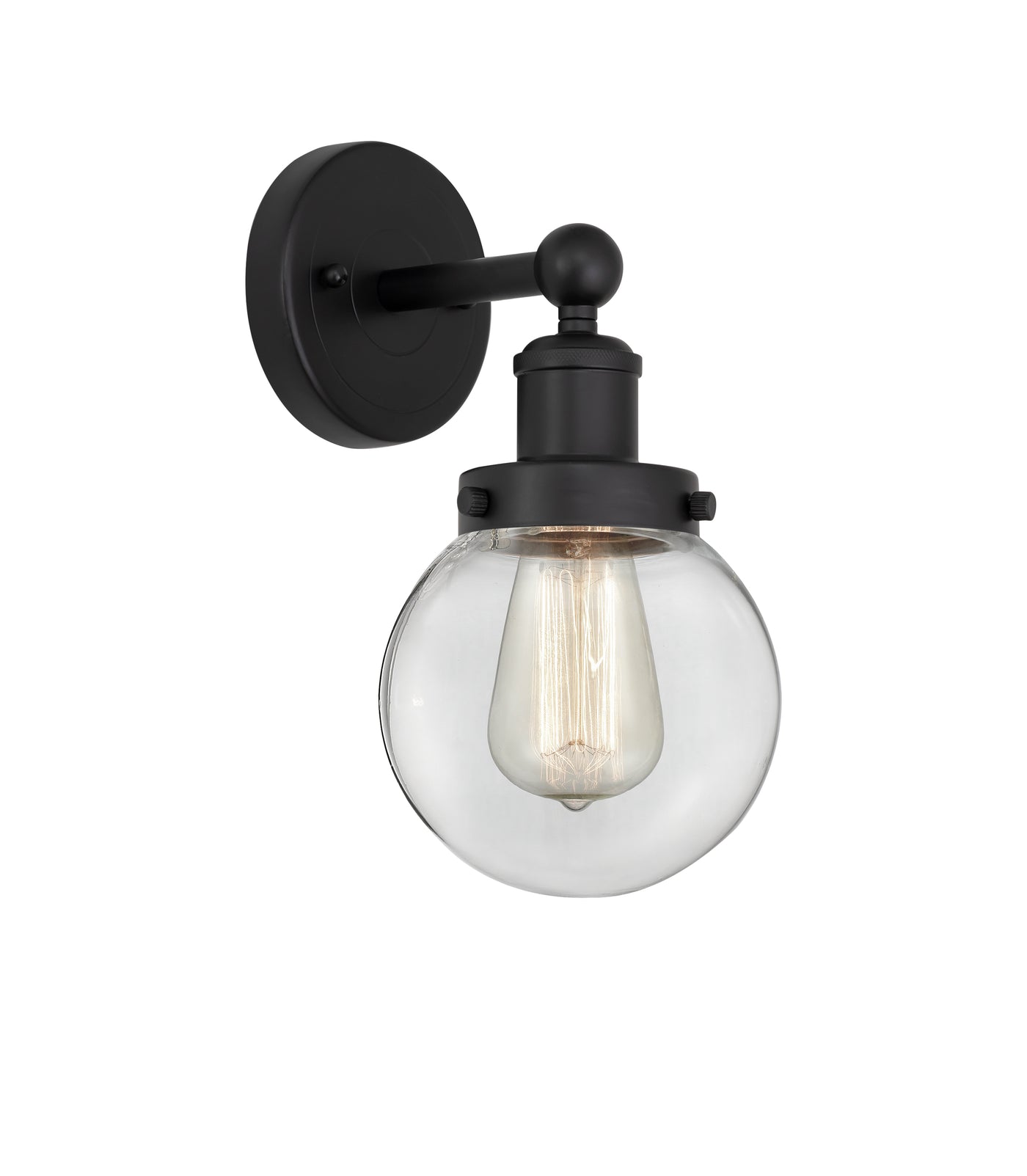 Edison Sconce Cast Brass Glass Steel
