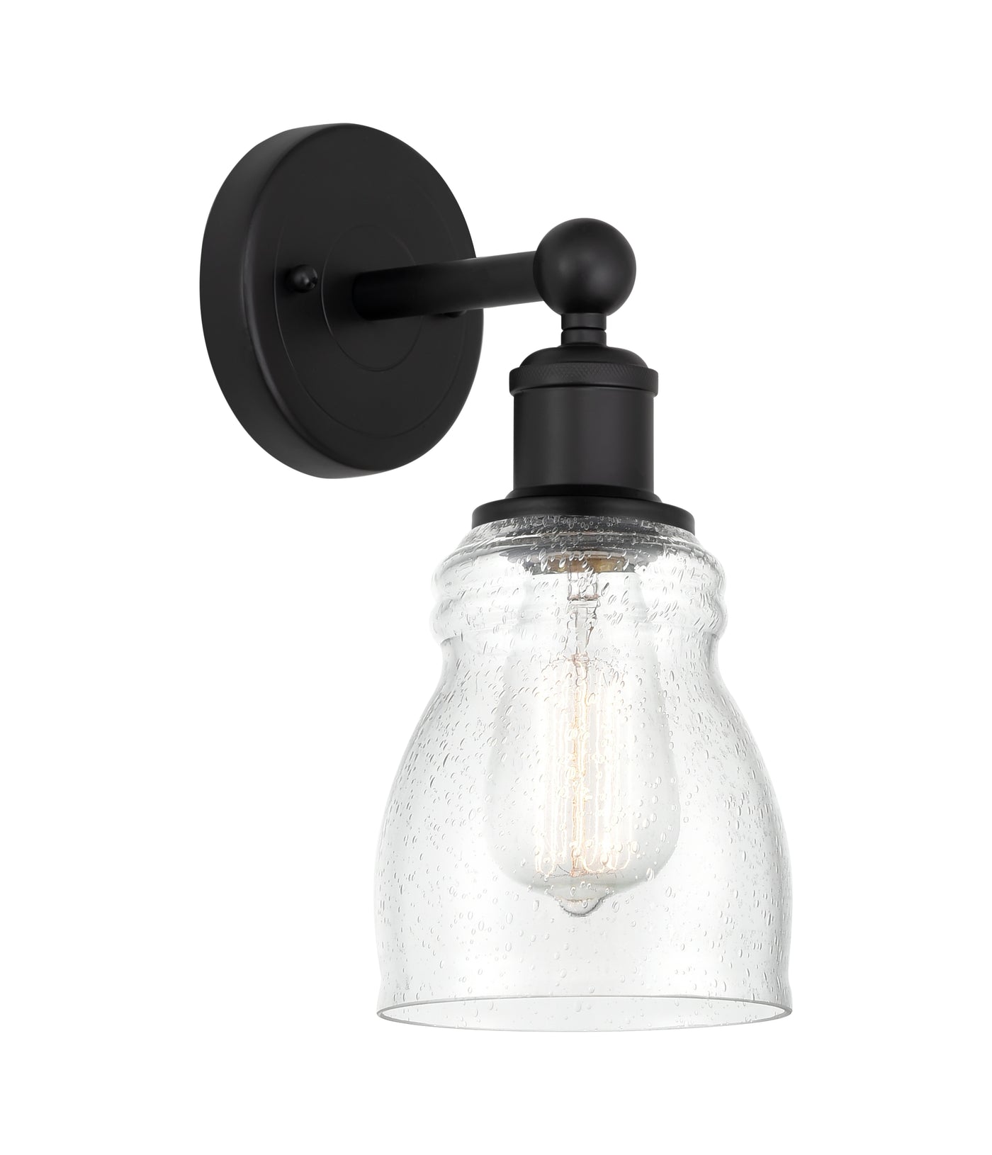 Edison Sconce Cast Brass Steel Glass