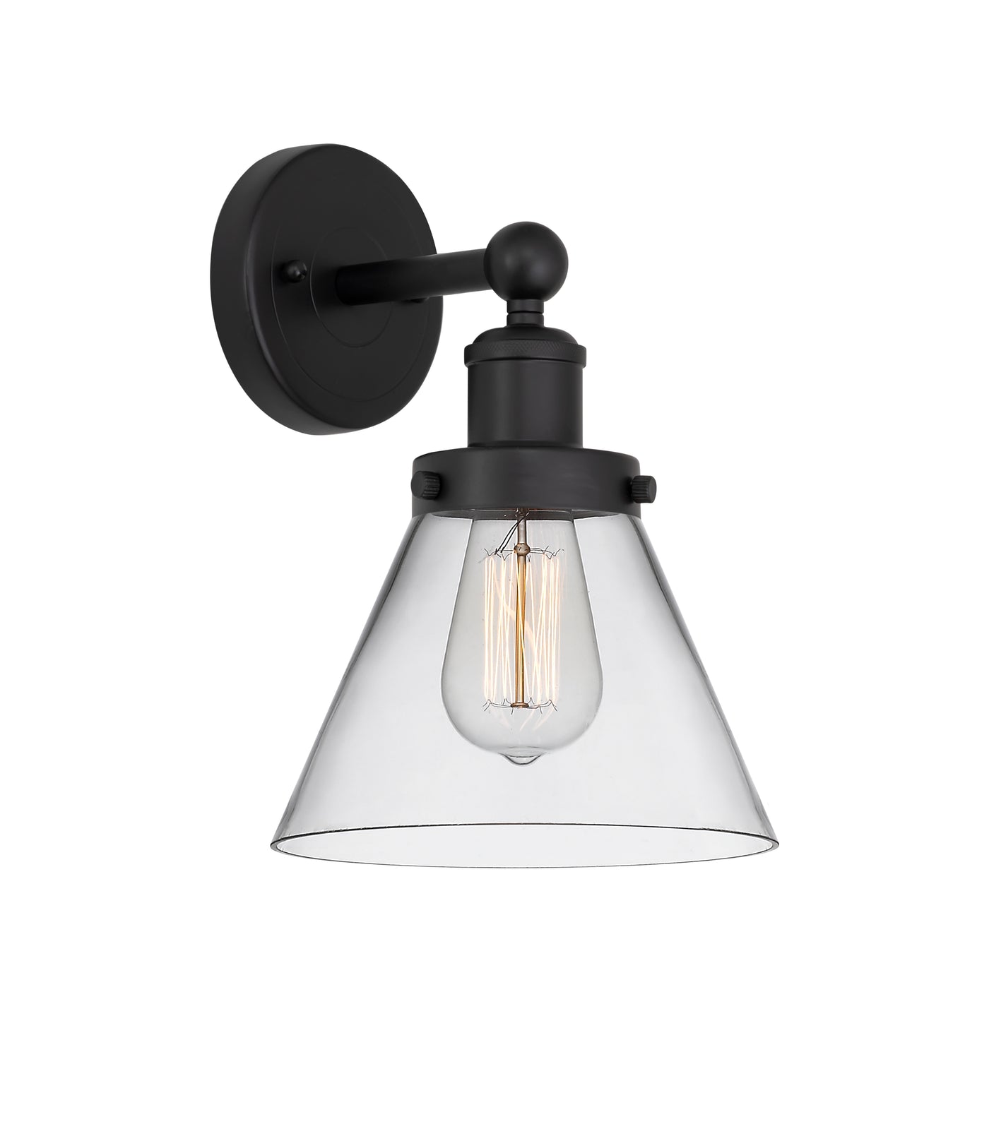 Edison Sconce Cast Brass 11.25 Inch Steel