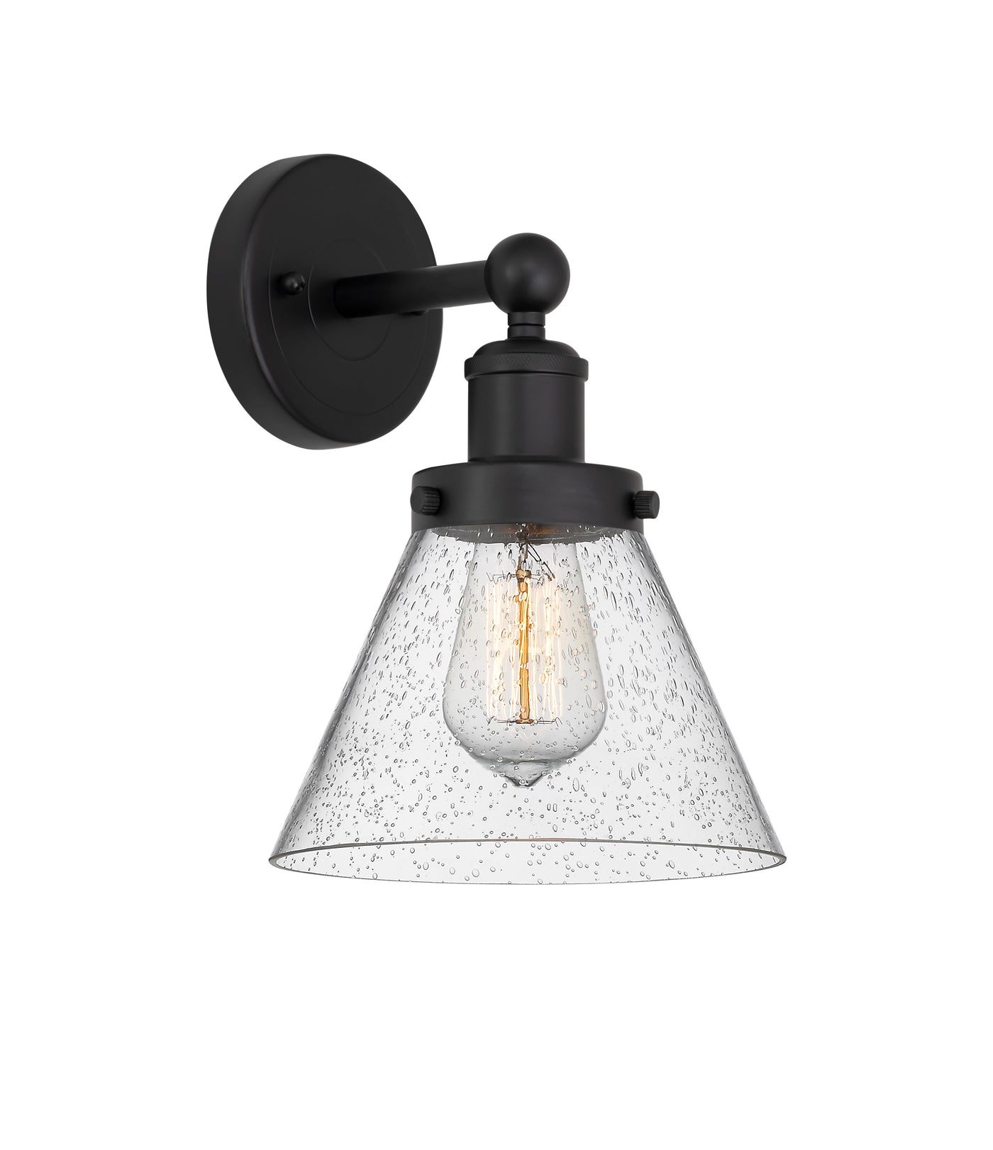 Edison Sconce Cast Brass 11.25 Inch Steel