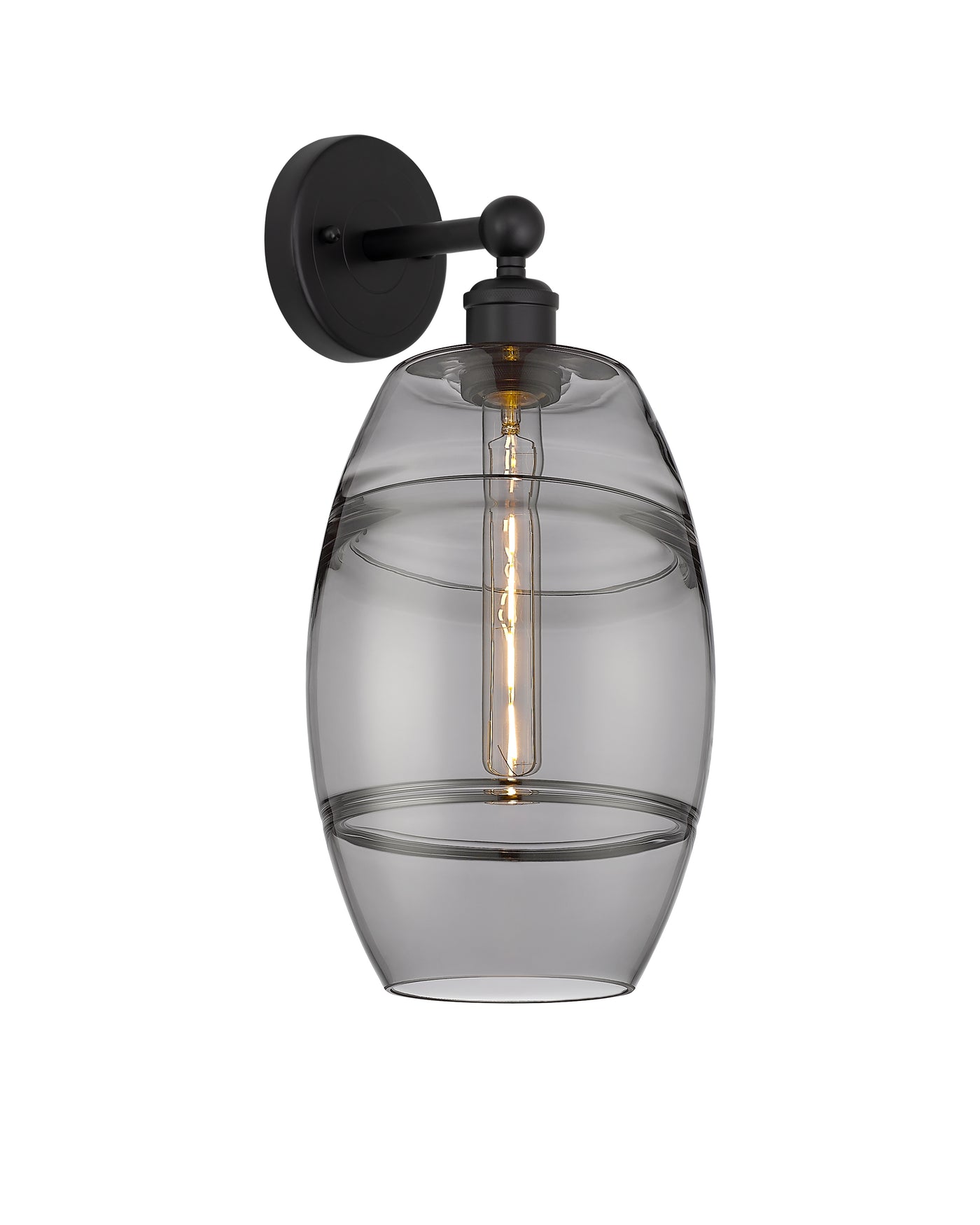 Edison Sconce Cast Brass Modern Glass