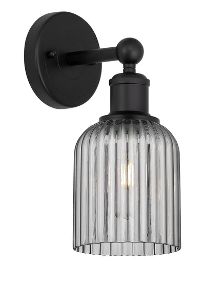 Edison Sconce Cast Brass Steel Glass