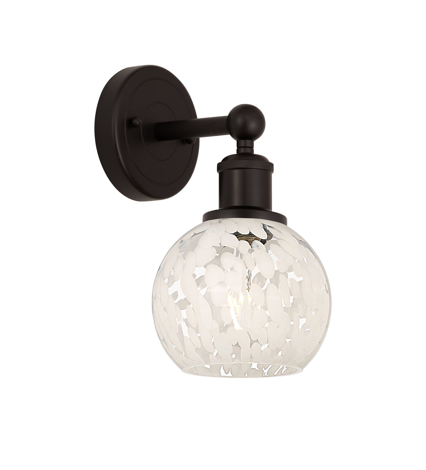 Edison Sconce Cast Brass Glass 12.25 Inch