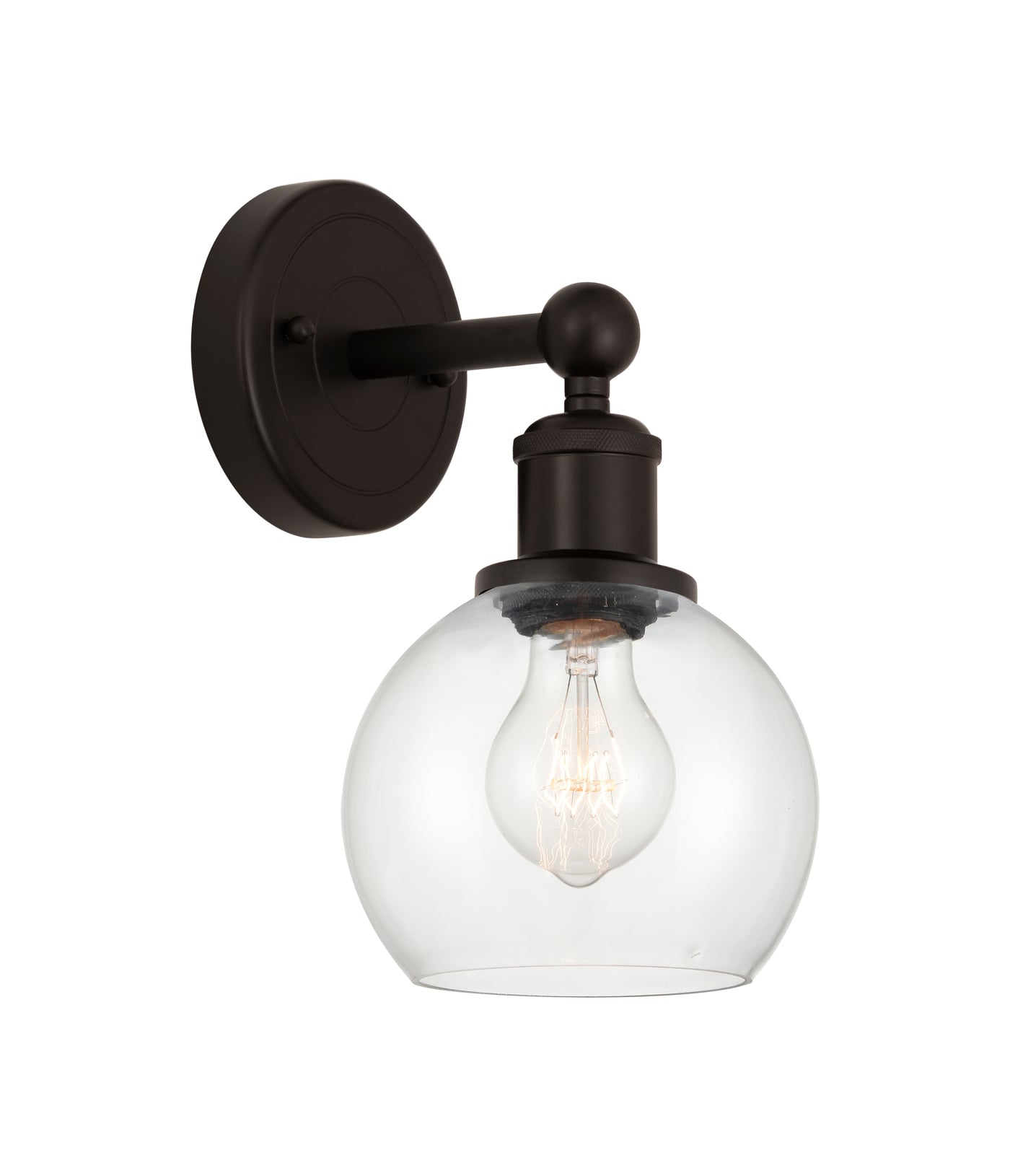 Edison Sconce Cast Brass Modern Contempo