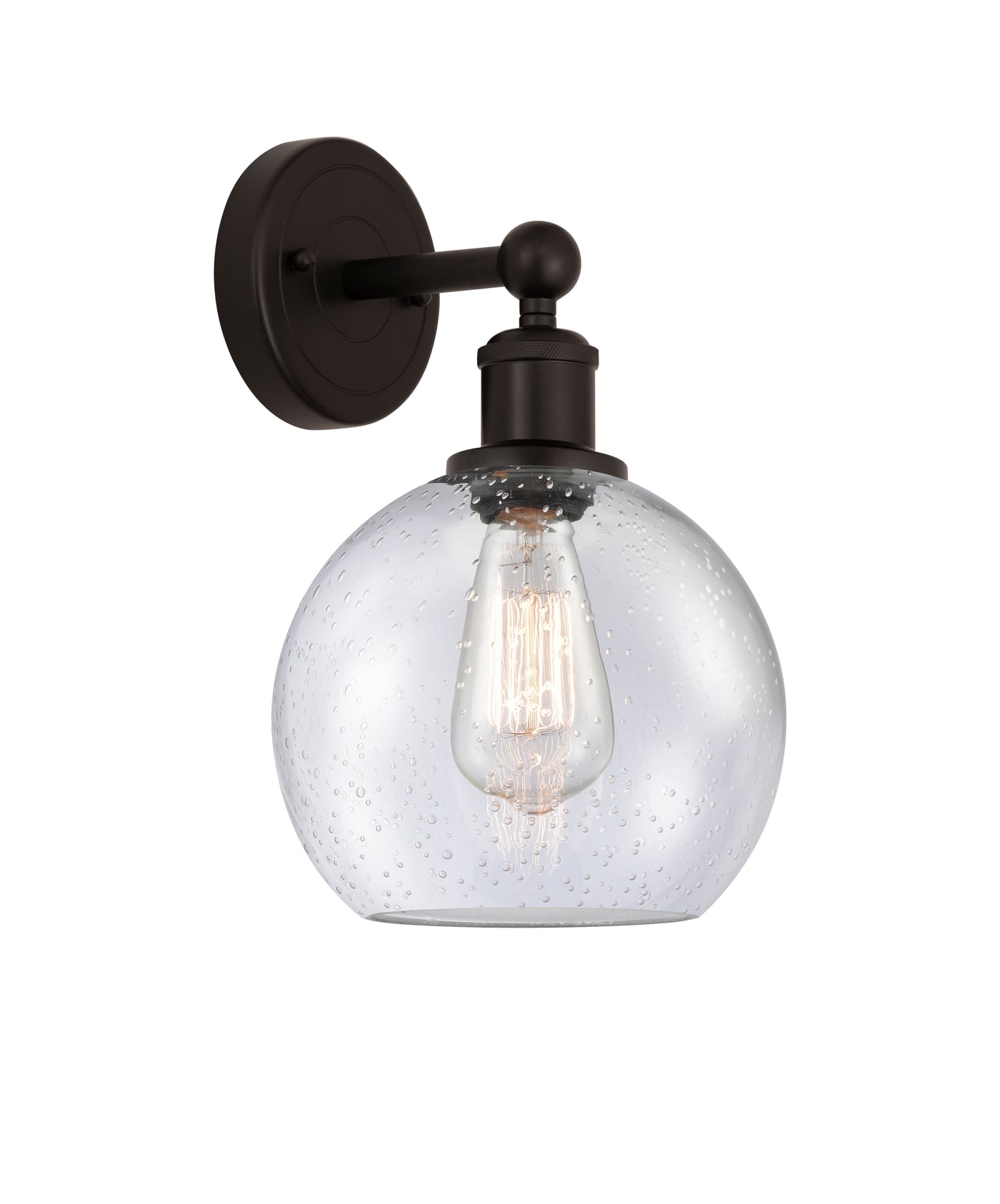 Edison Sconce Cast Brass Glass Steel