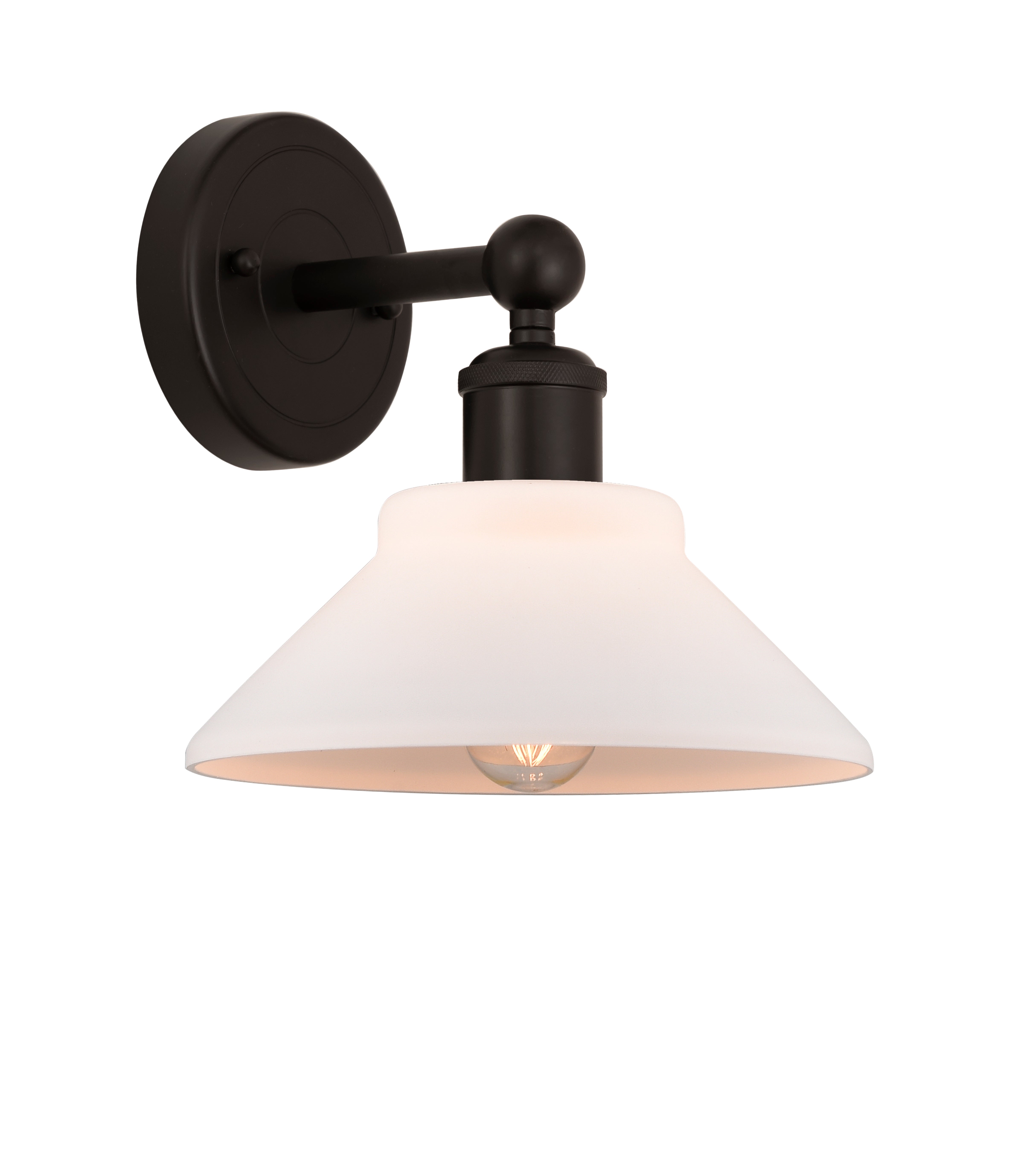 Edison Sconce Cast Brass Modern Steel