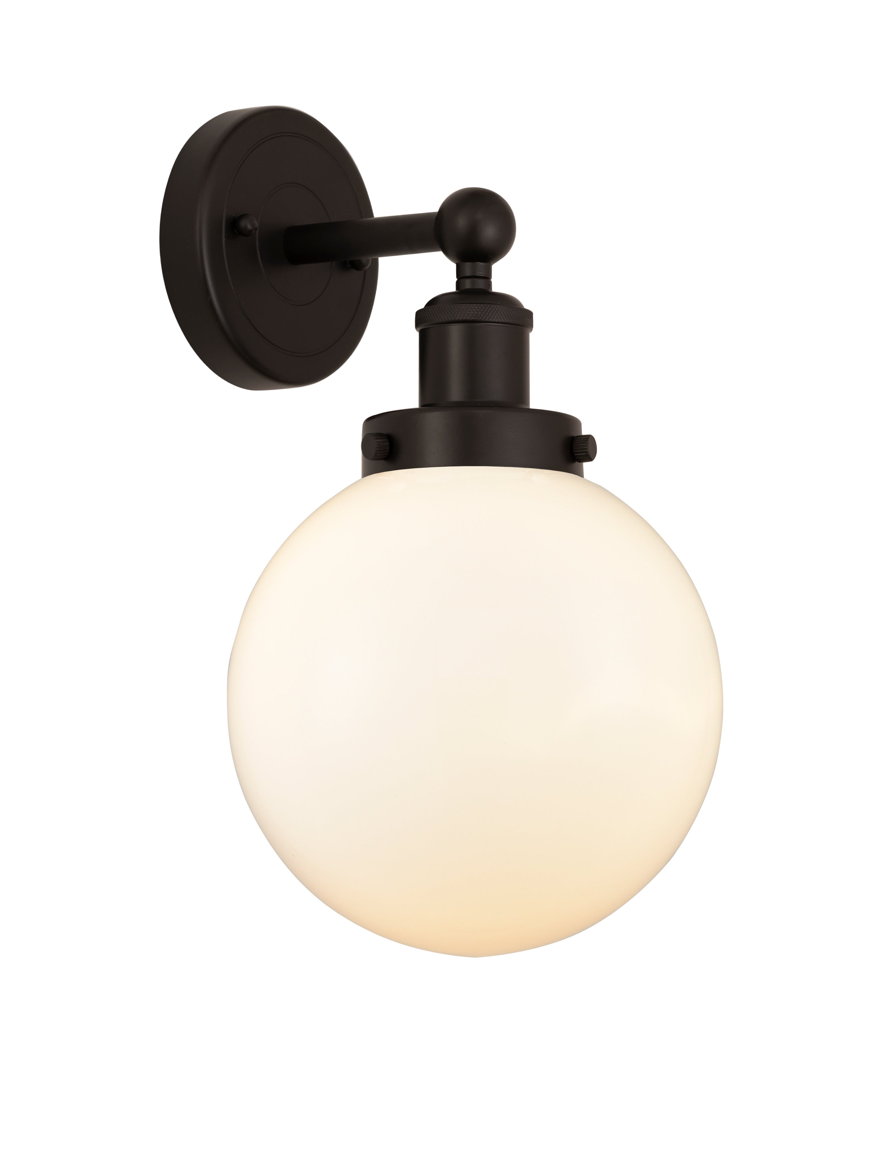 Edison Sconce Cast Brass Steel Glass