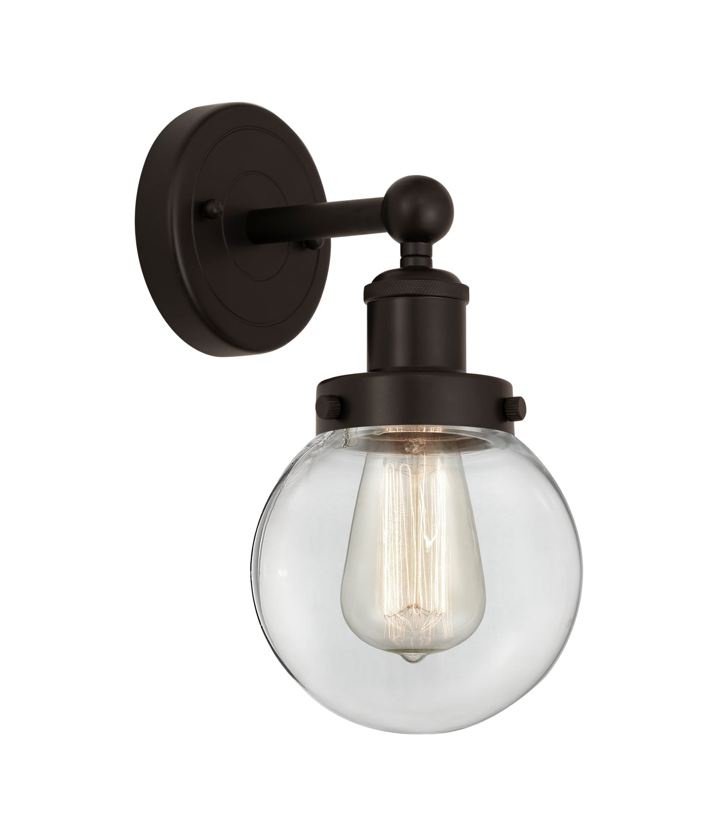 Edison Sconce Cast Brass Glass Steel