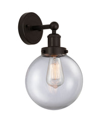 Edison Sconce Cast Brass Steel Glass