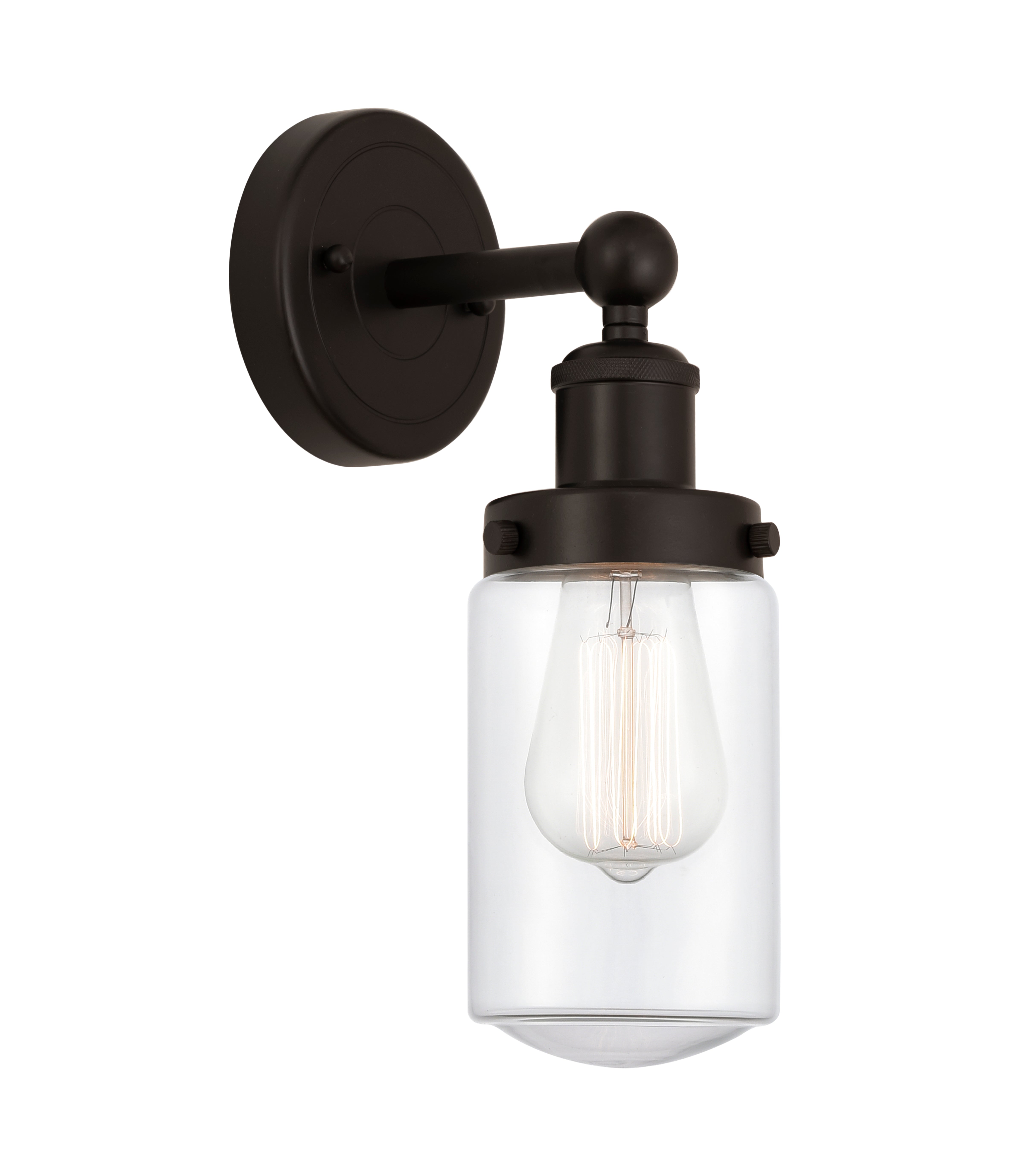 Edison Sconce Cast Brass Finish