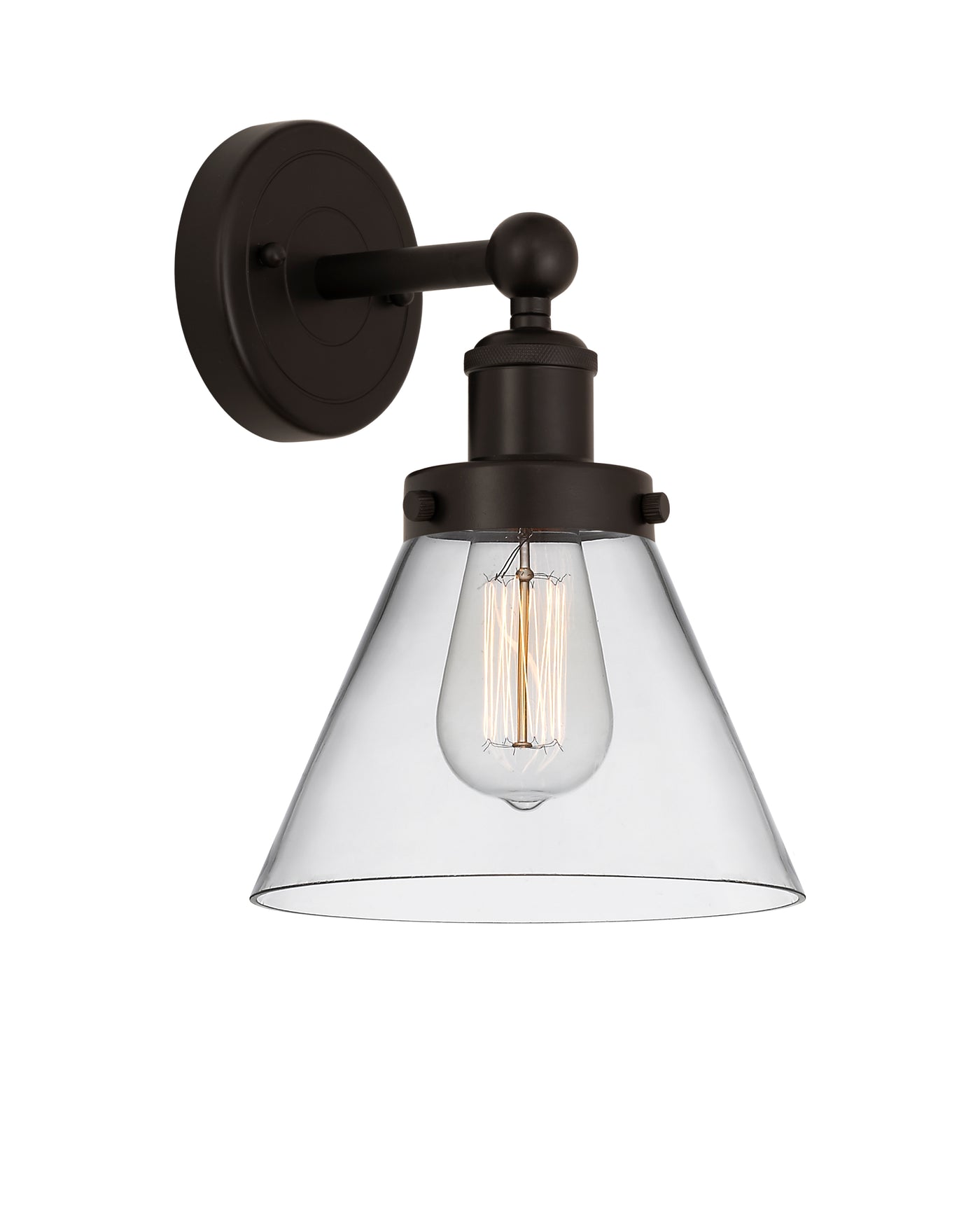 Edison Sconce Cast Brass 11.25 Inch Steel