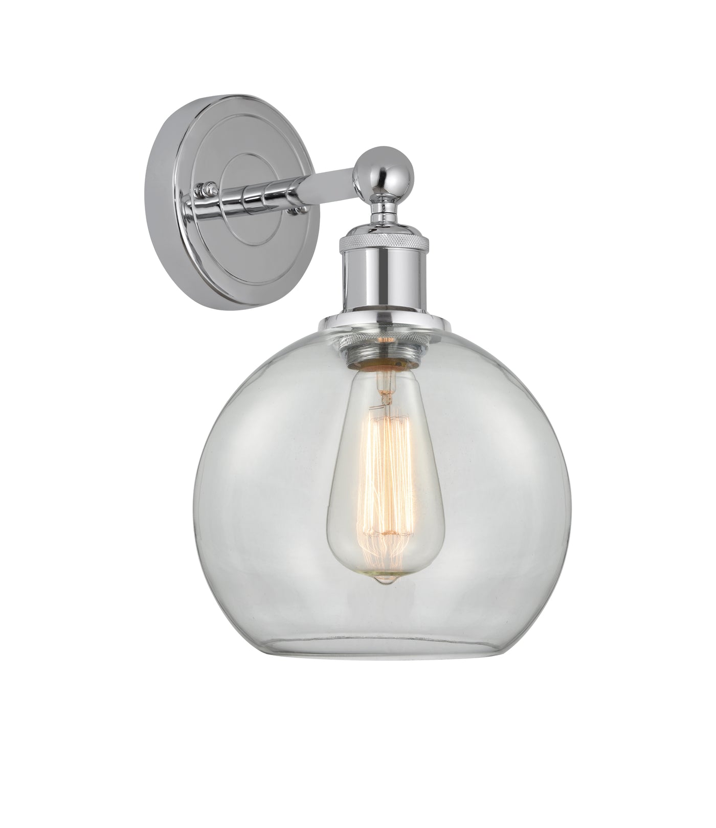 Edison Sconce Cast Brass Glass Steel