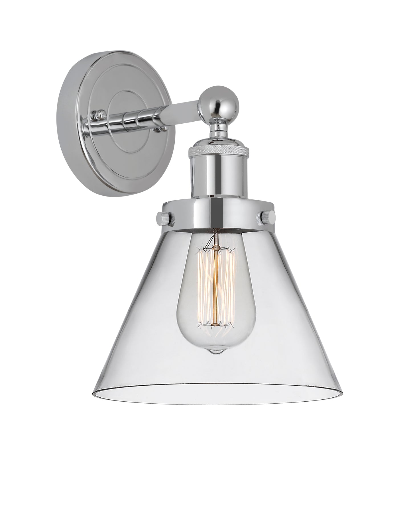 Edison Sconce Cast Brass 11.25 Inch Steel