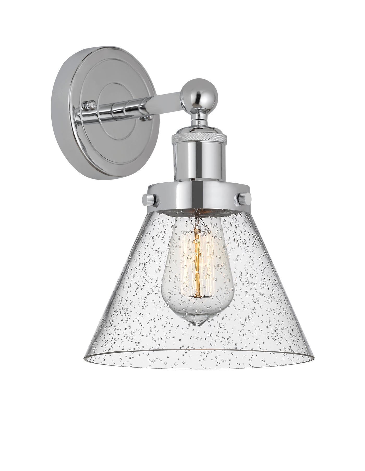 Edison Sconce Cast Brass 11.25 Inch Steel