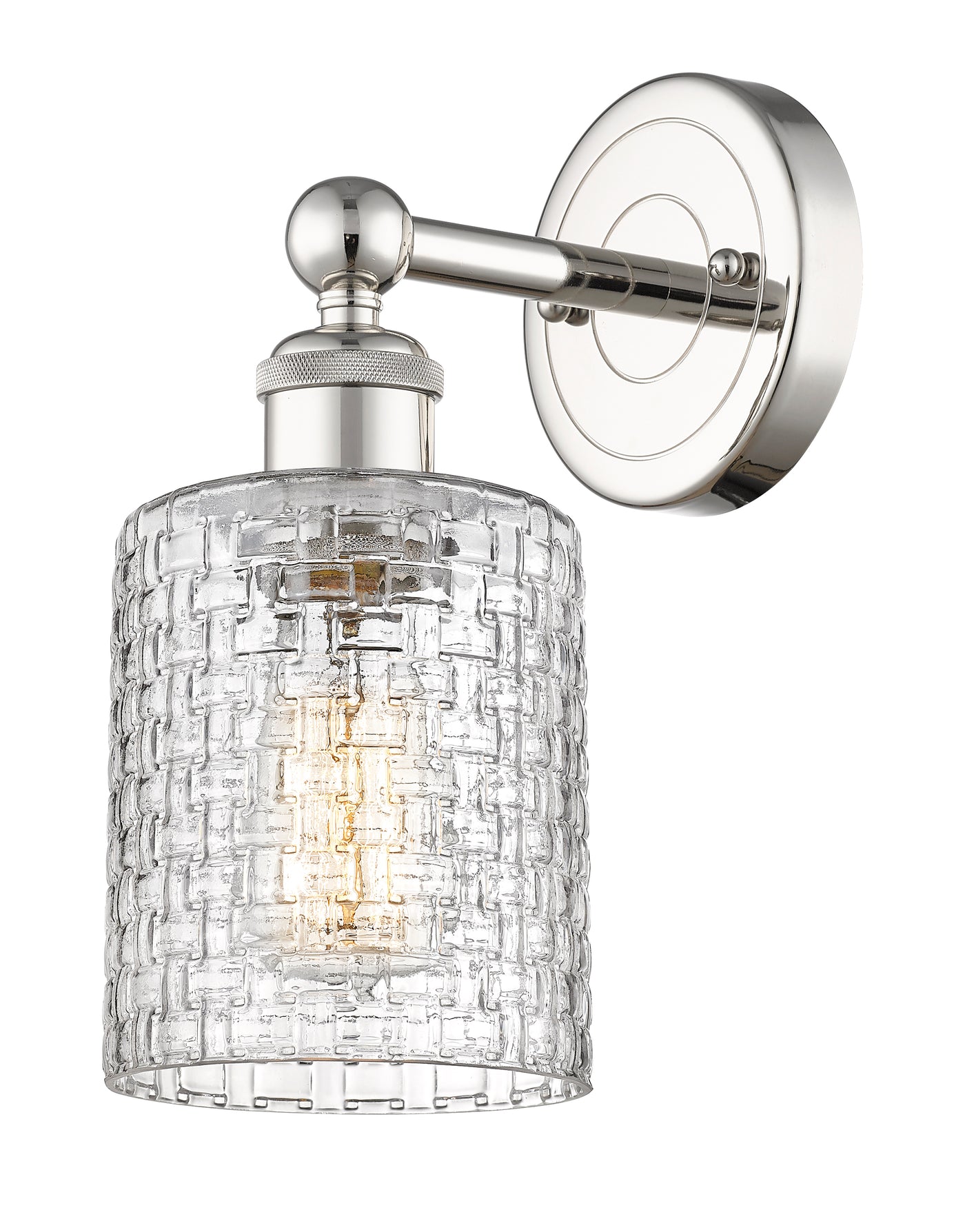 Edison Sconce Cast Brass Steel Glass