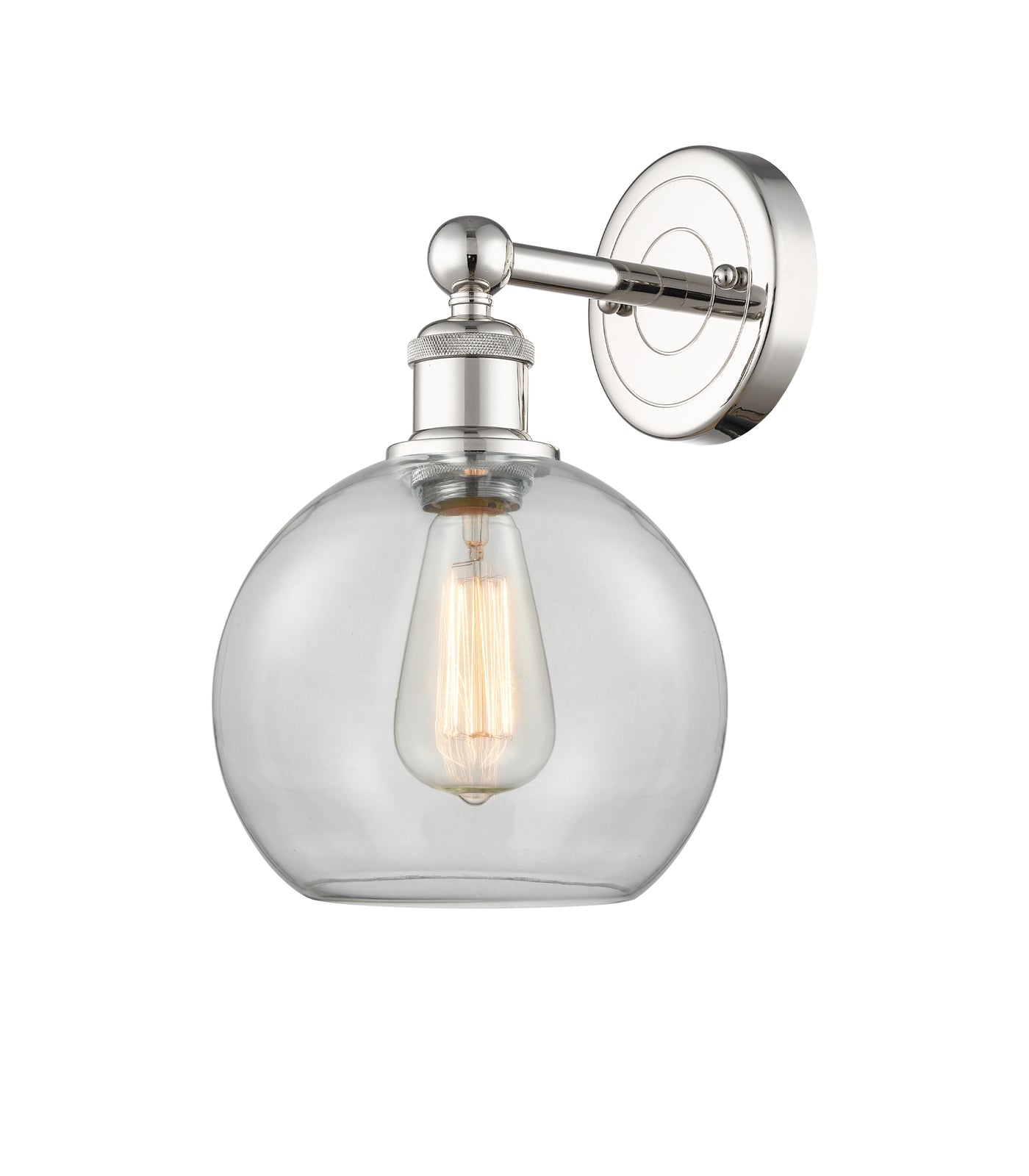 Edison Sconce Cast Brass Glass Steel