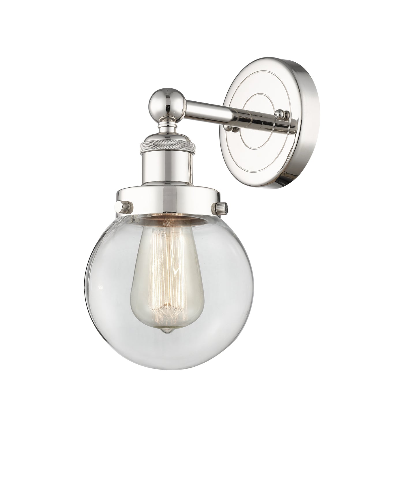 Edison Sconce Cast Brass Glass Steel