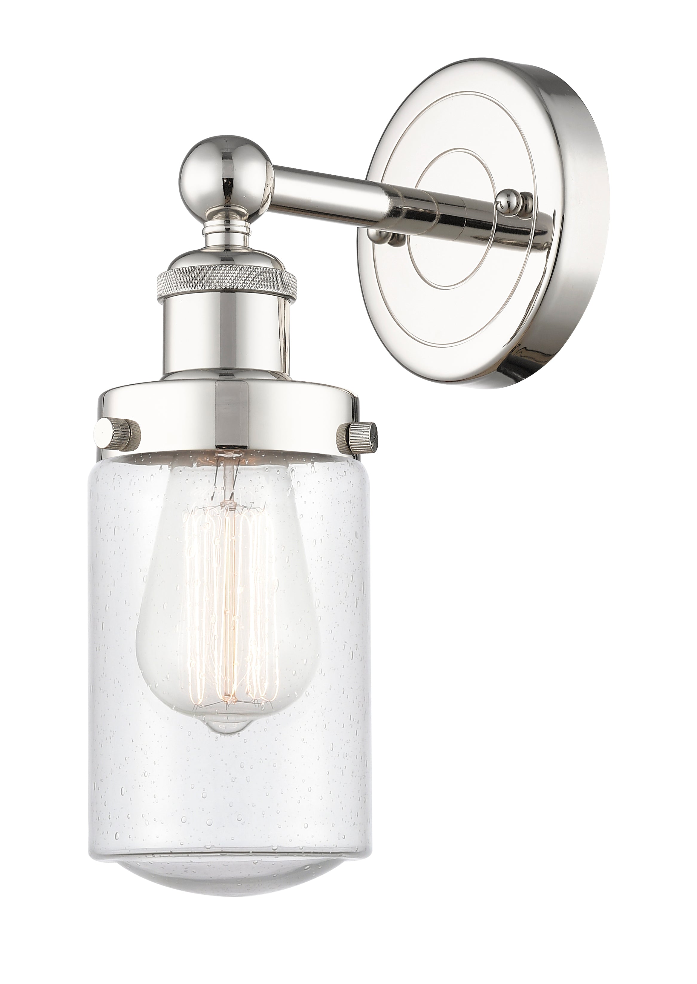 Edison Sconce Cast Brass Finish