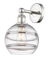 Edison Sconce Brass Glass Steel