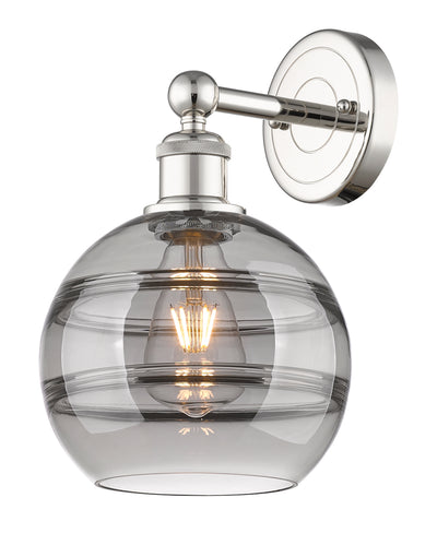 Edison Sconce Brass Glass Steel