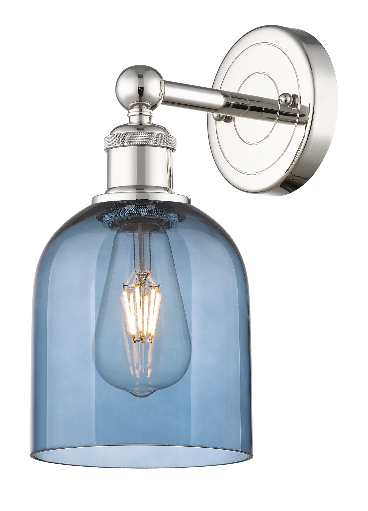 Edison Sconce Cast Brass Finish 8 Inch