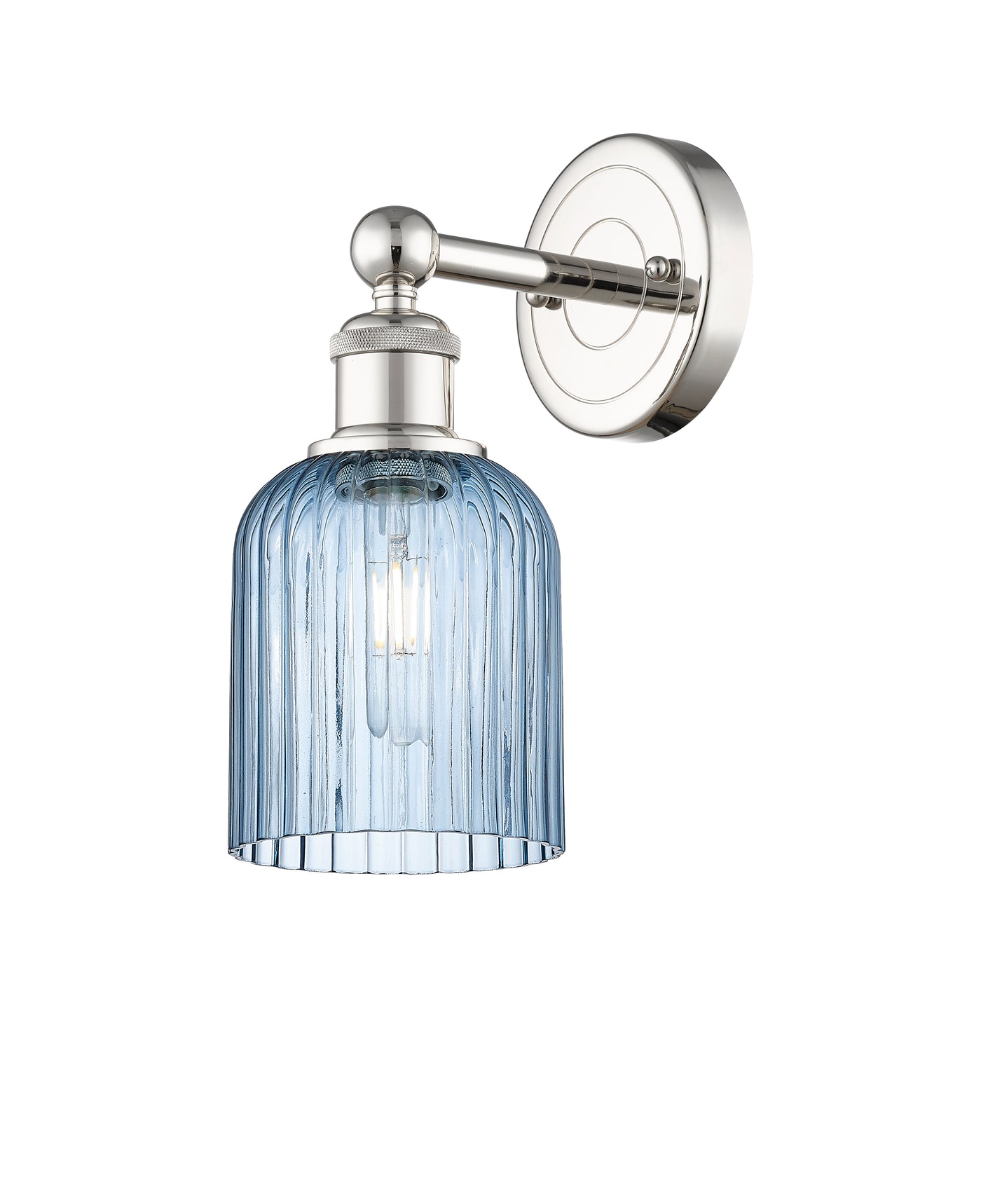Edison Sconce Cast Brass Steel Glass