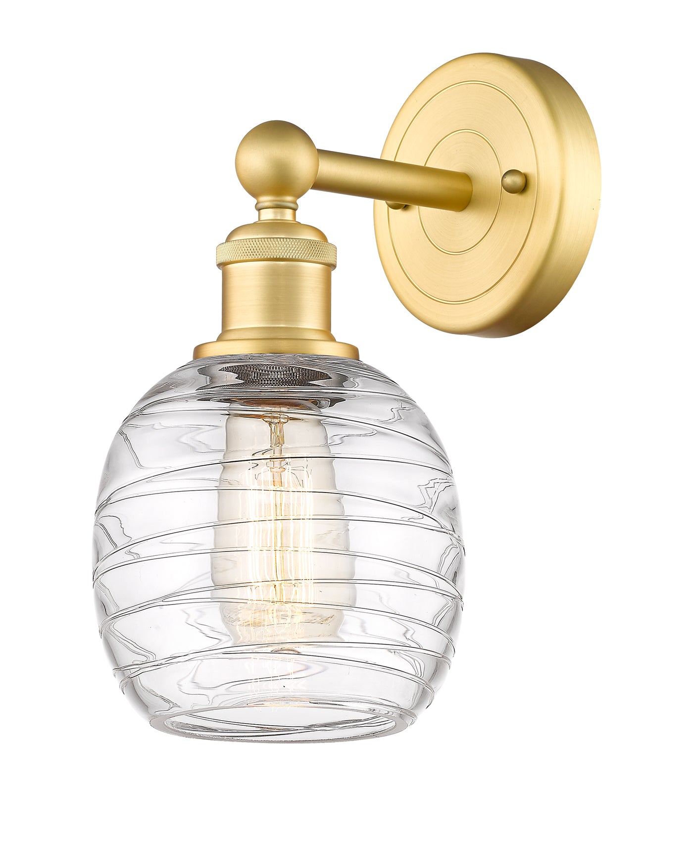 Edison Sconce Cast Brass 11 Inch
