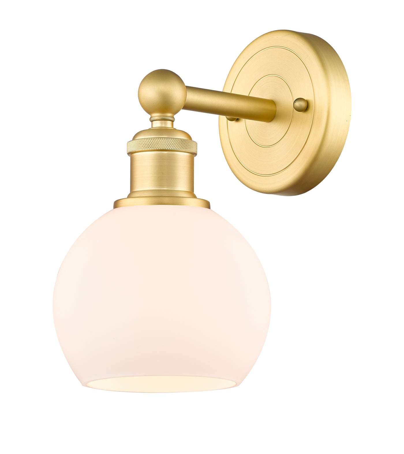 Edison Sconce Cast Brass Modern Contempo