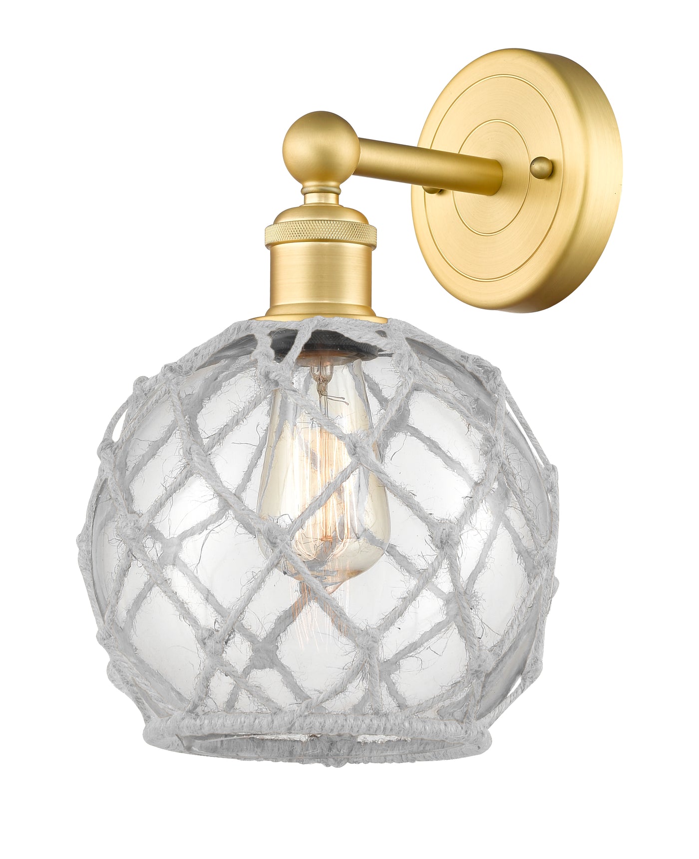 Edison Sconce Cast Brass Finish Modern