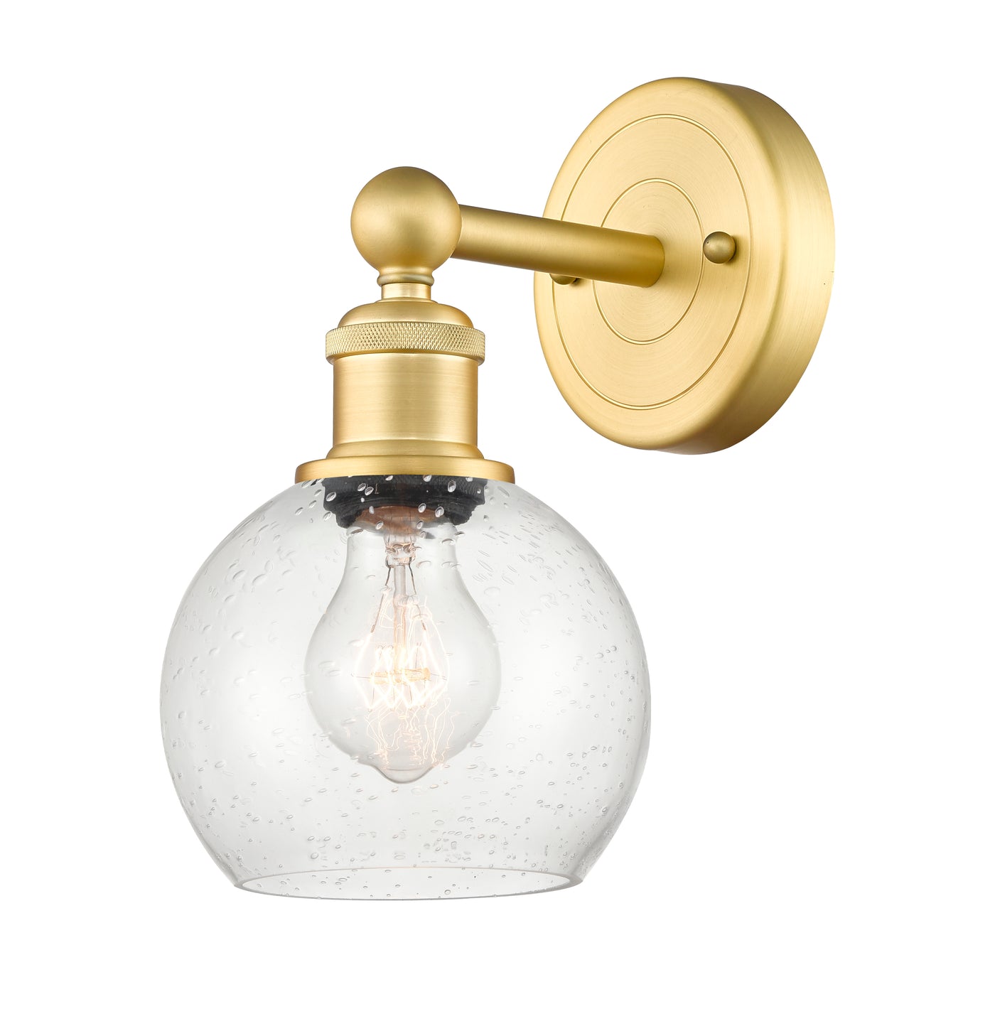 Edison Sconce Cast Brass Modern Contempo