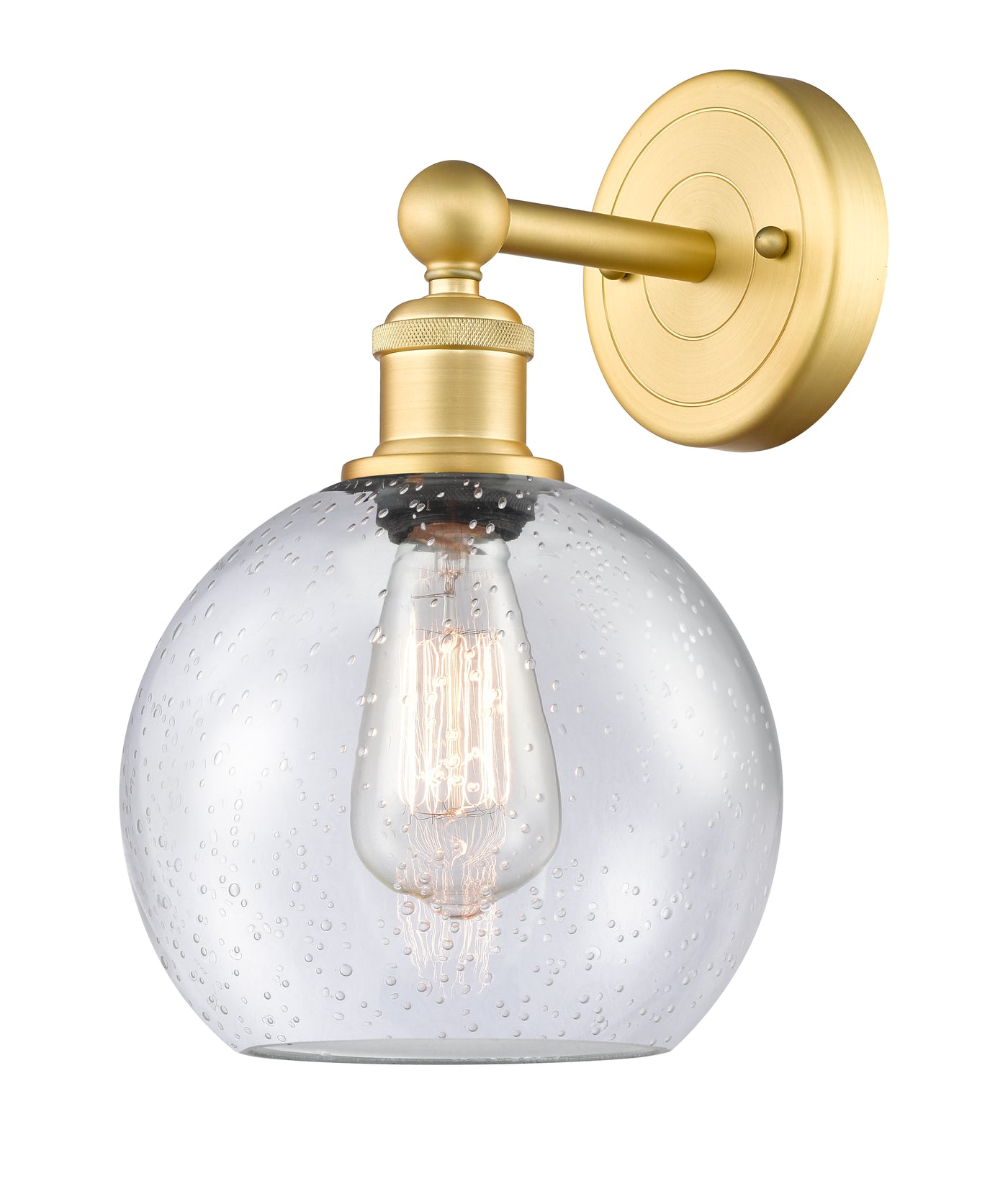 Edison Sconce Cast Brass Glass Steel