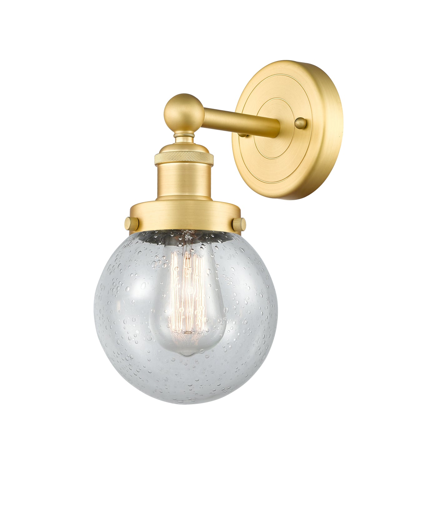 Edison Sconce Cast Brass Glass Steel