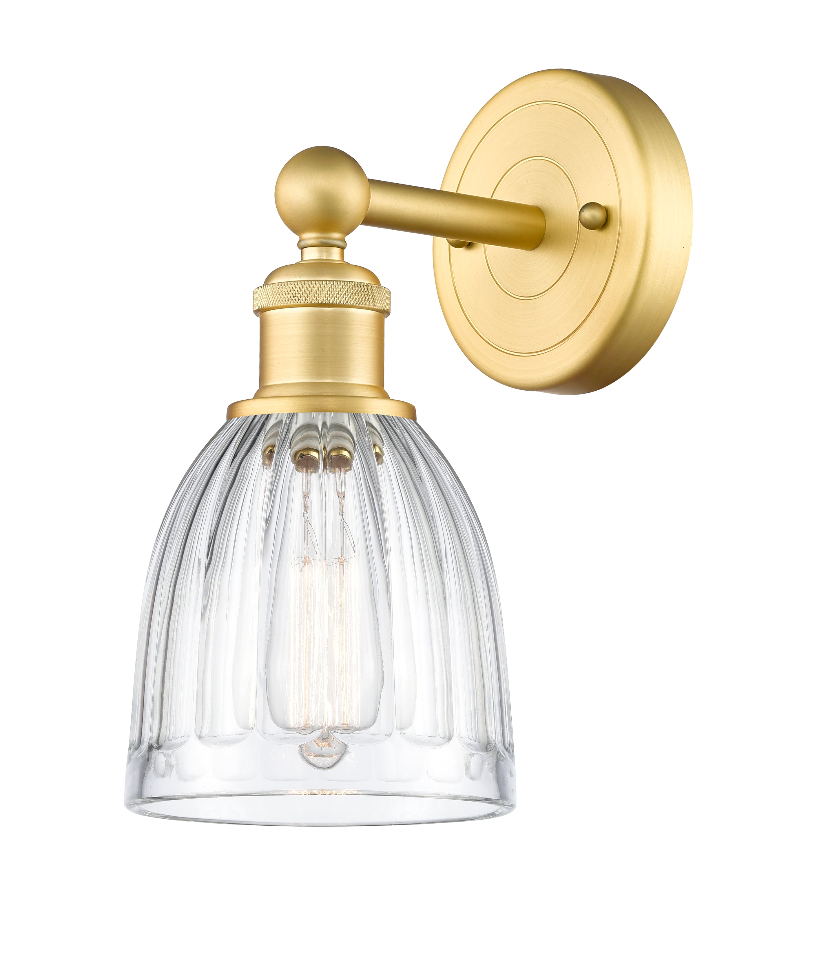 Edison Sconce Cast Brass 10.25 Inch