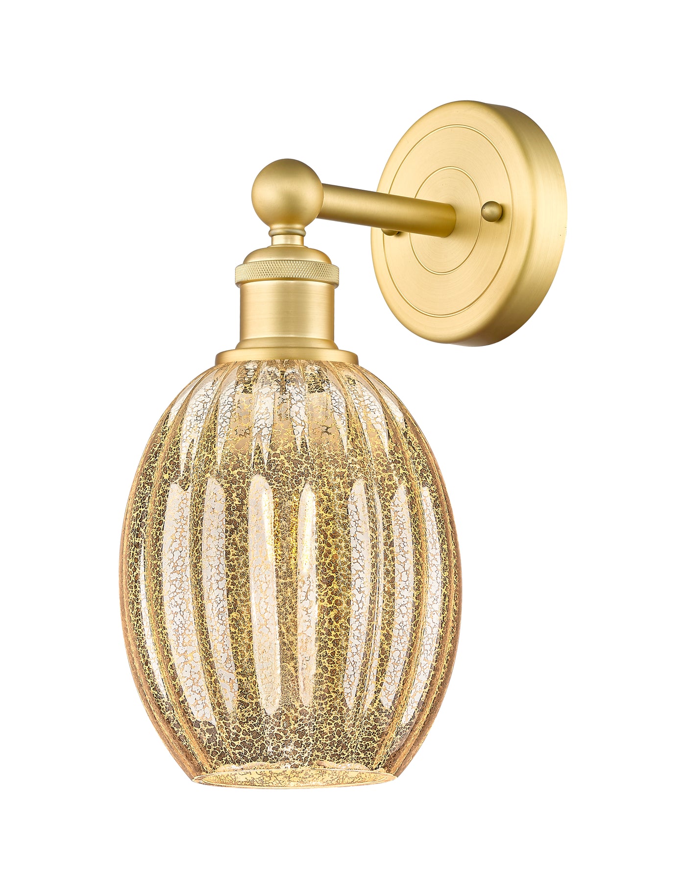 Edison Sconce Cast Brass Art Nouveau