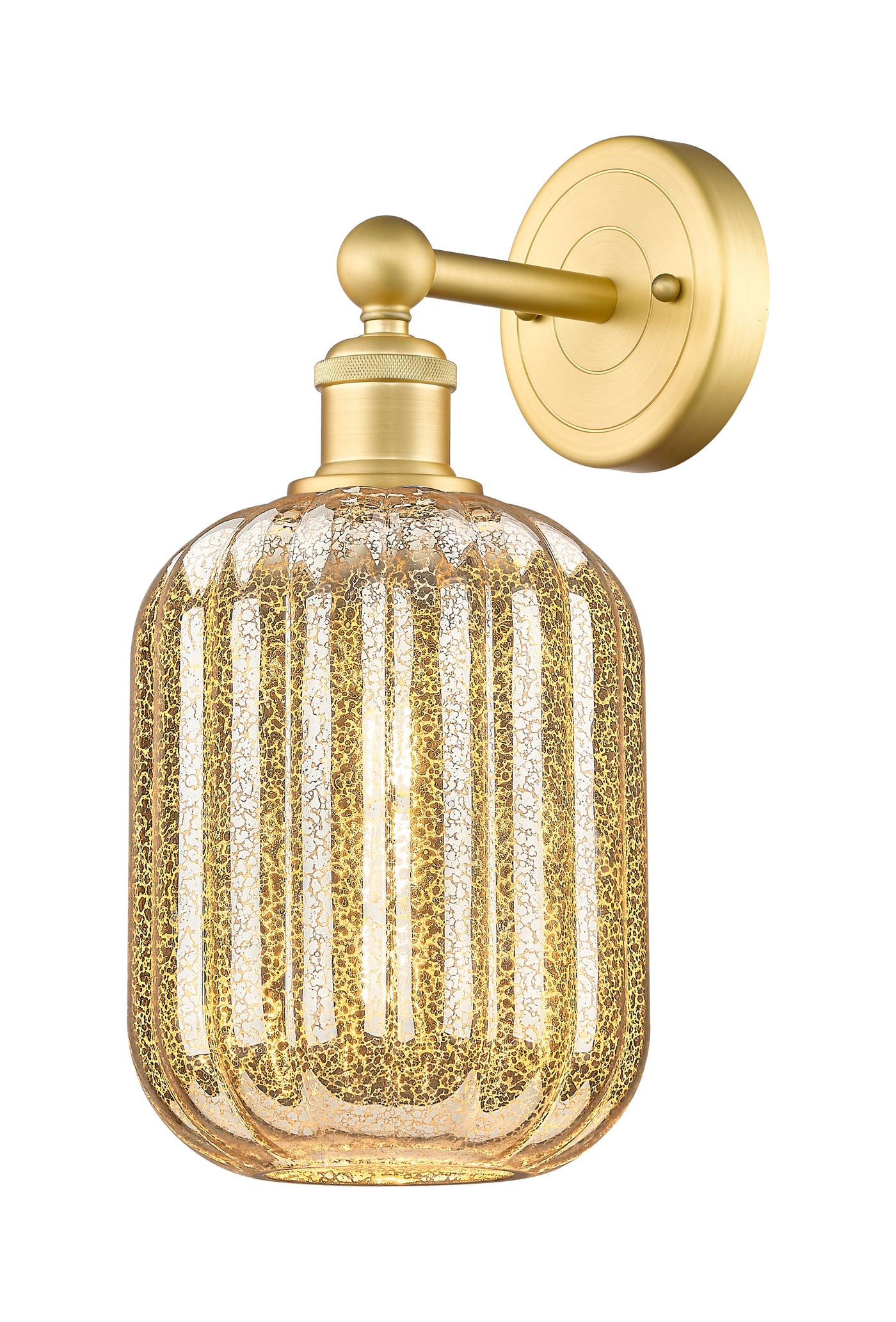 Edison Sconce Cast Brass Steel Glass