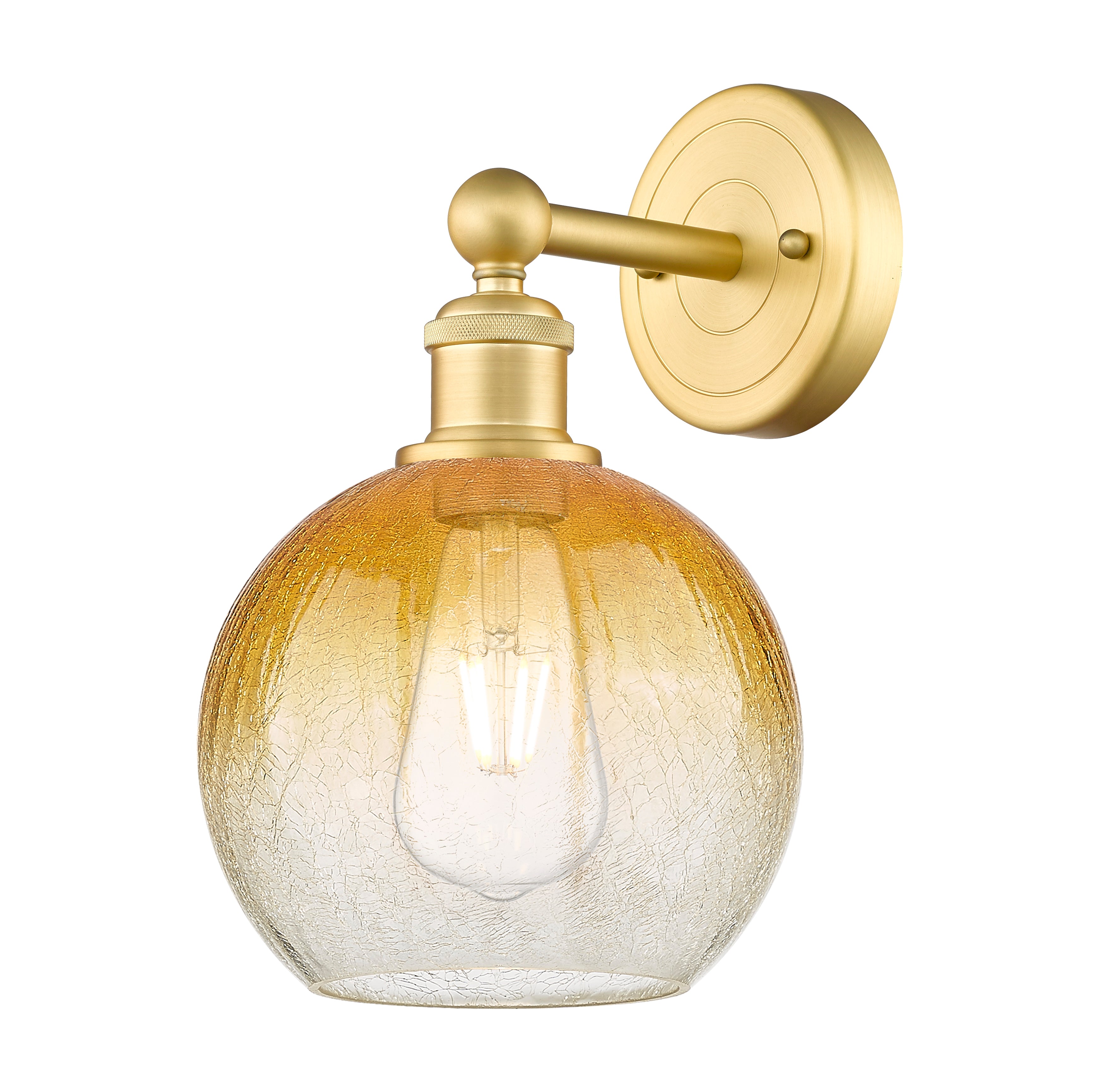 Edison Sconce Cast Brass Finish