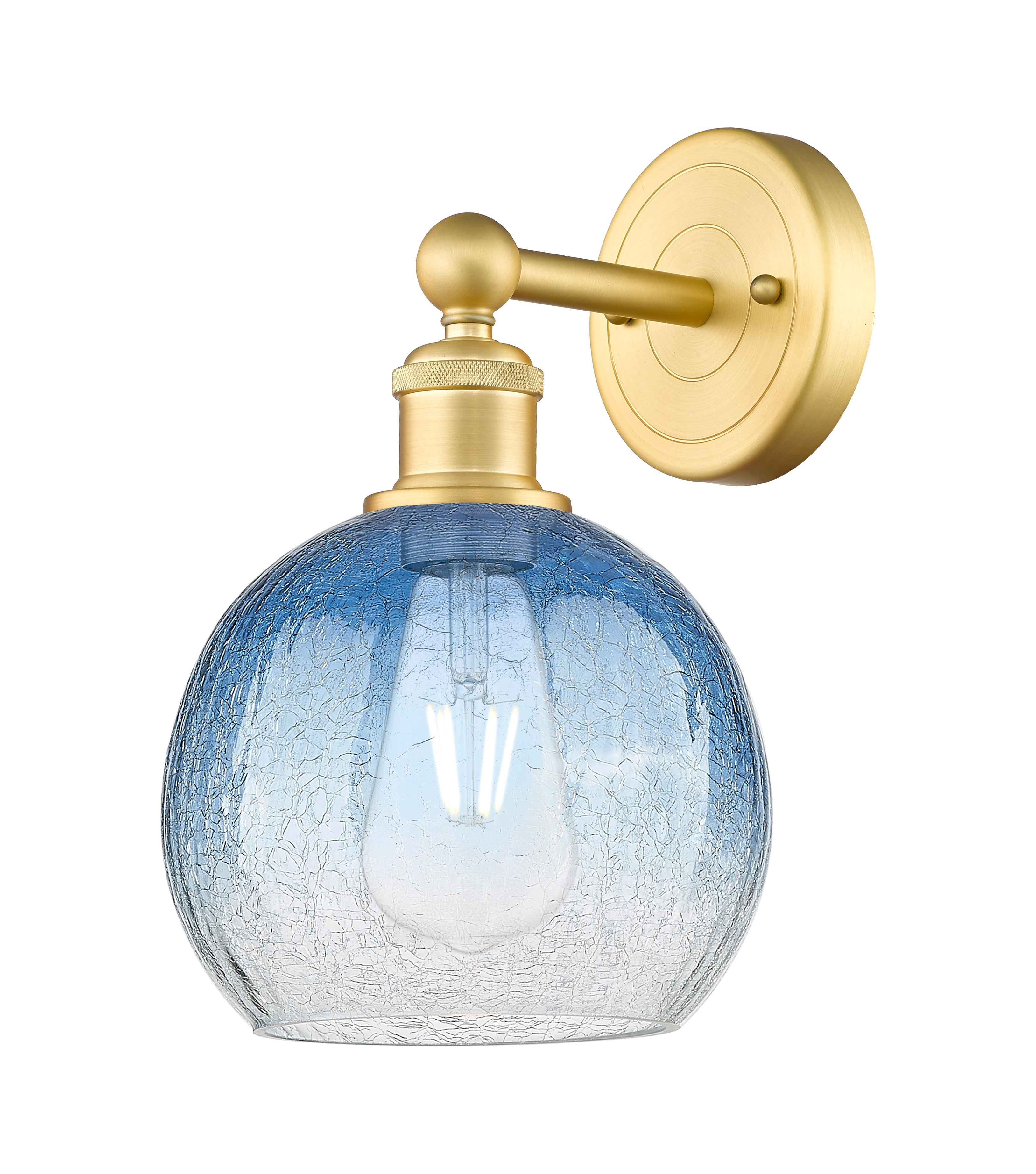 Edison Sconce Cast Brass Finish