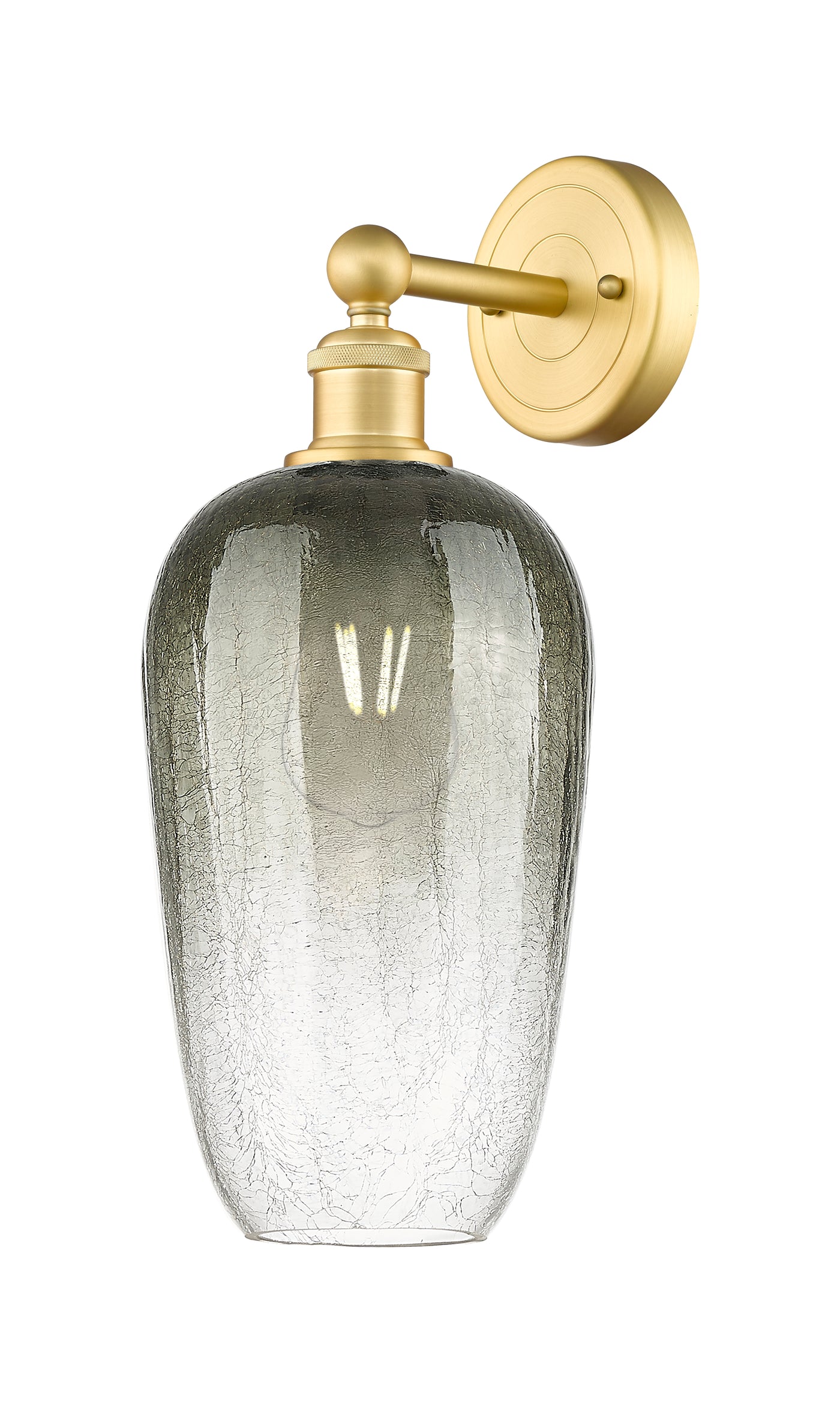 Edison Sconce Cast Brass Finish 12 Inch