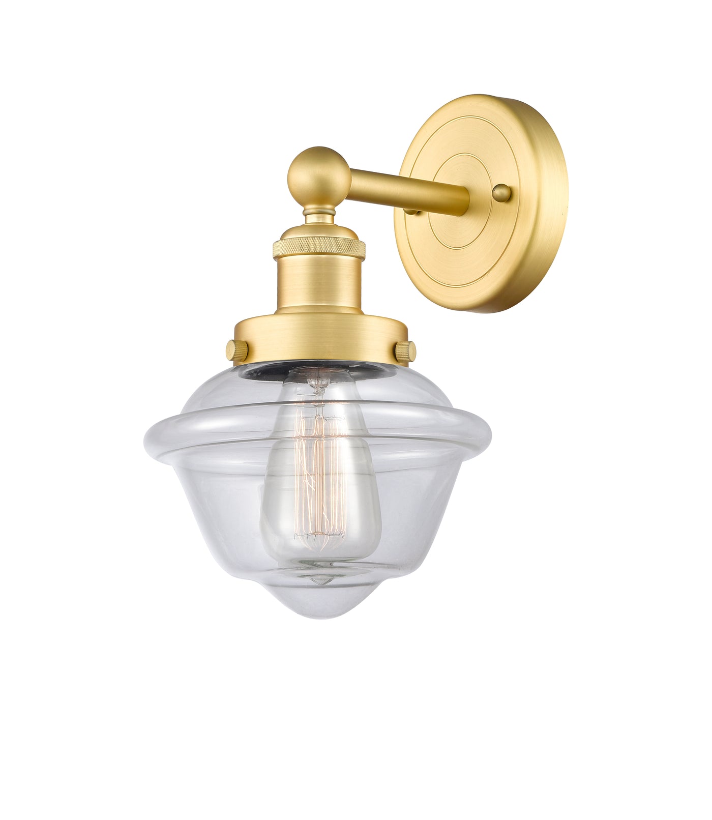 Edison Sconce Cast Brass Art Nouveau