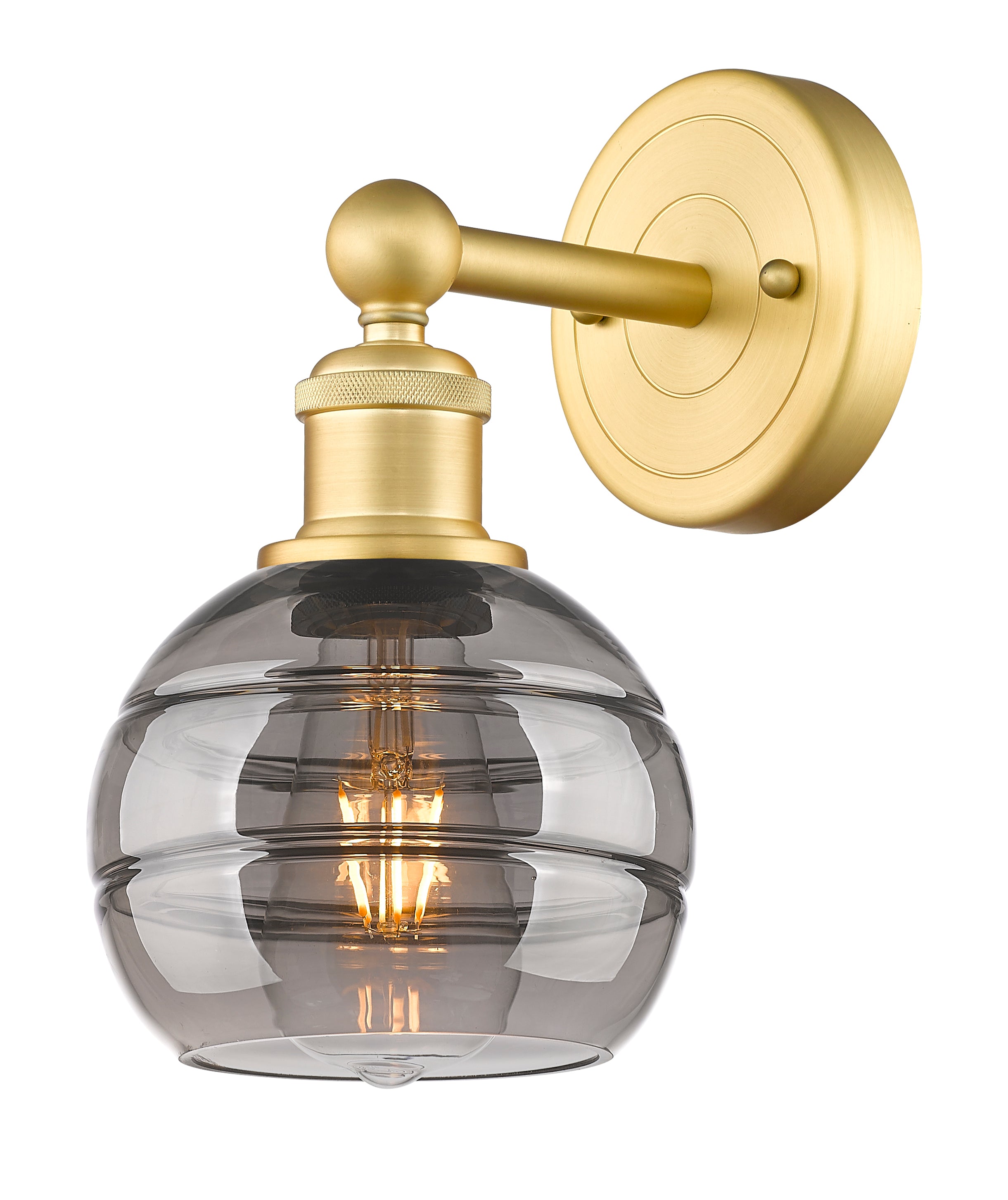 Edison Sconce Cast Brass Art Nouveau