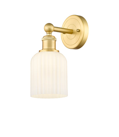 Edison Sconce Cast Brass Steel Glass