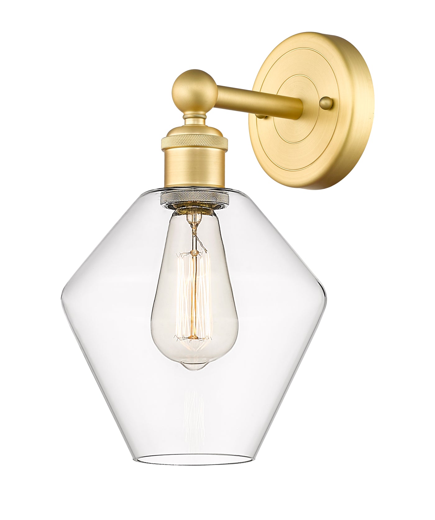 Edison Sconce Cast Brass Finish